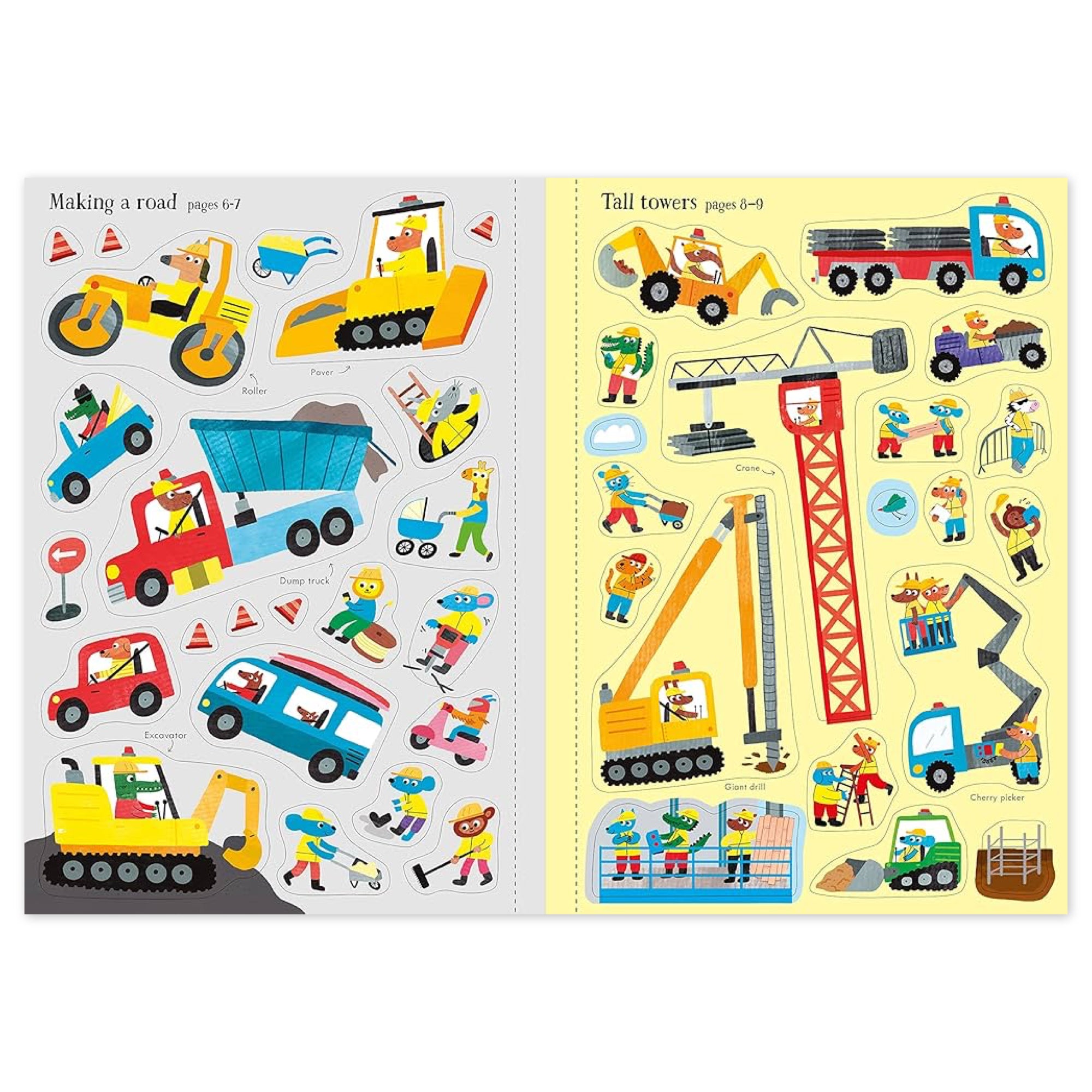 Little First Stickers: Construction Site