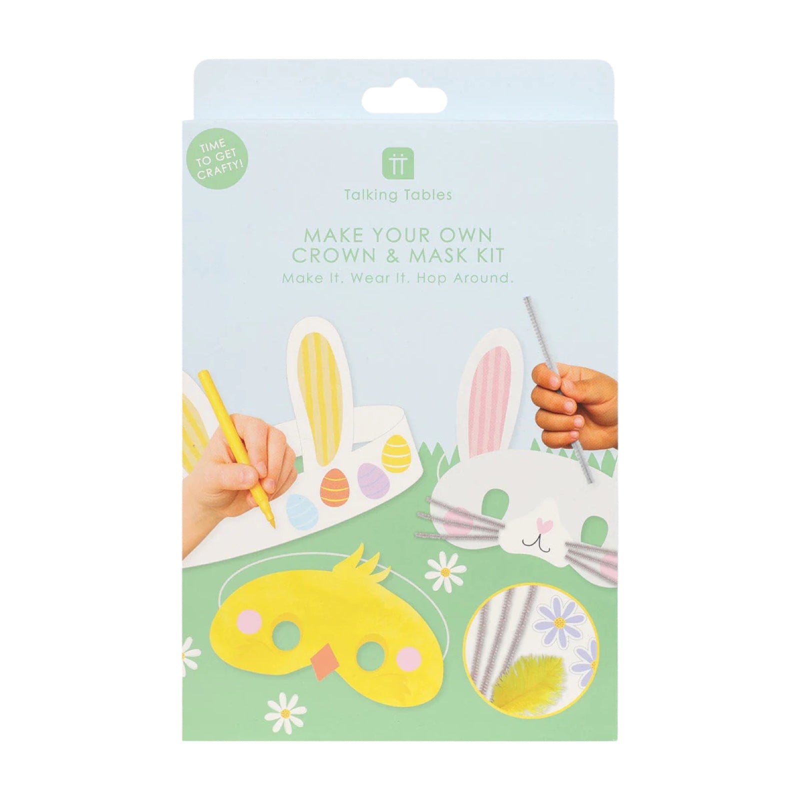 Easter Bunny Masks & Headband Kit (12pk)