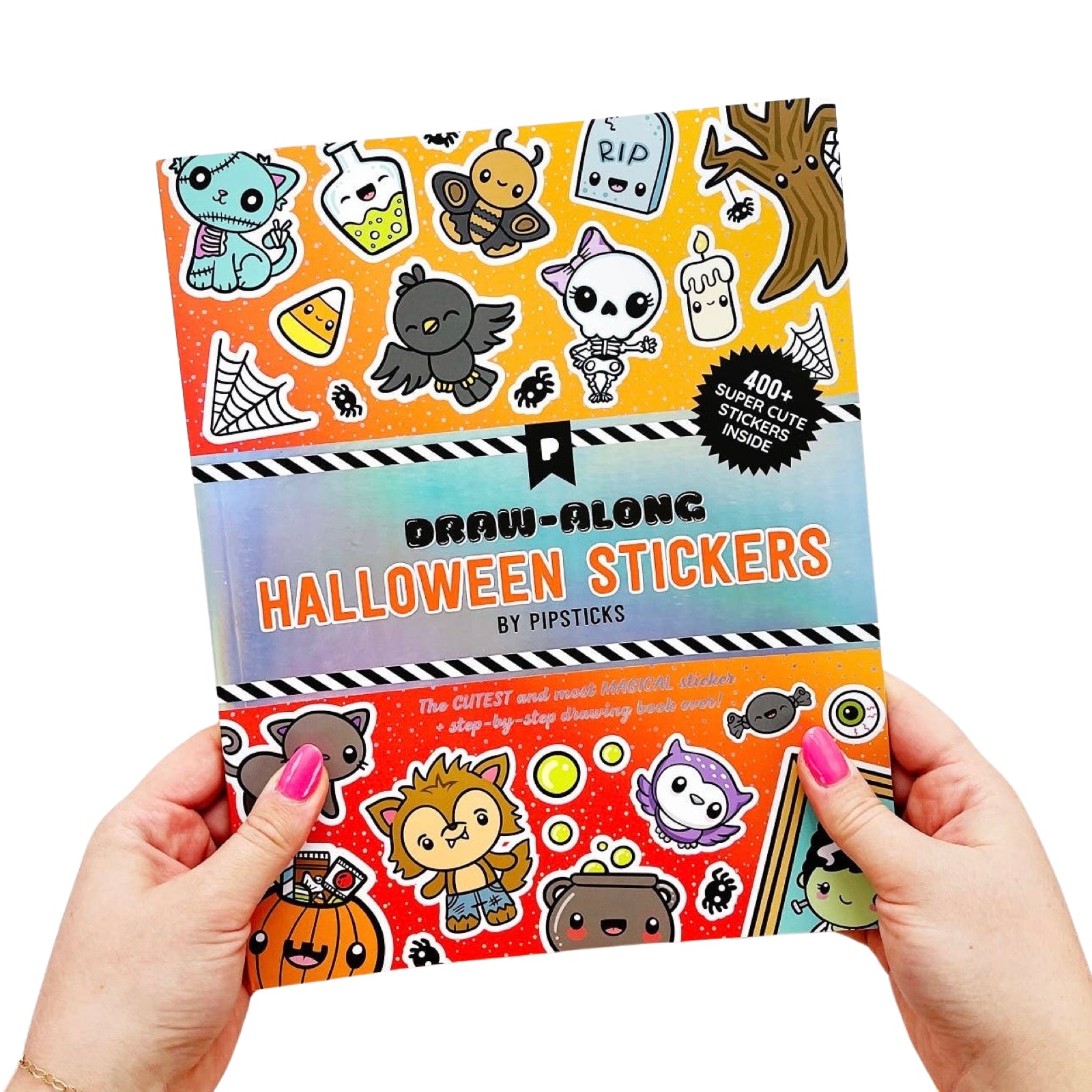 Draw-Along Halloween Sticker Book
