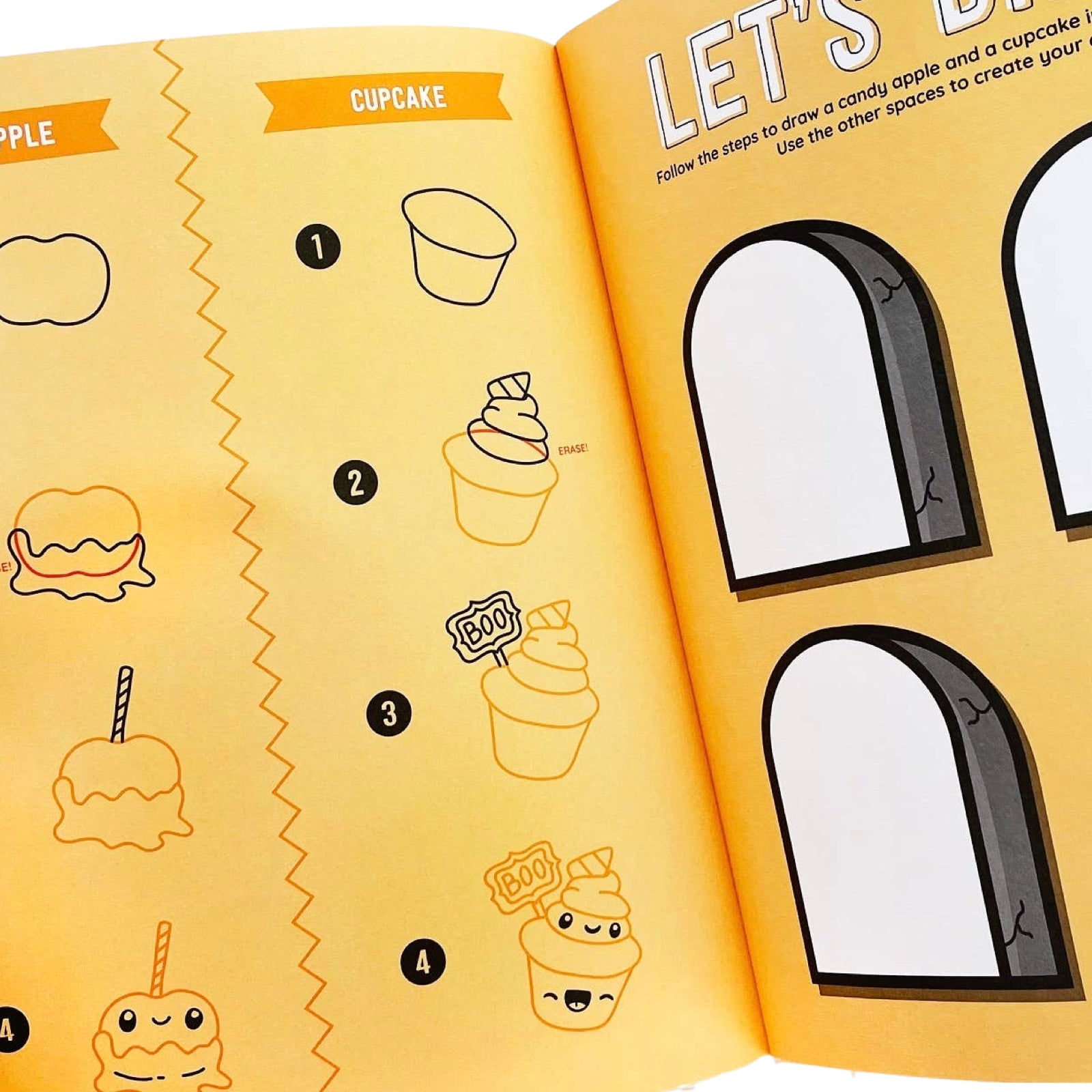 Draw-Along Halloween Sticker Book