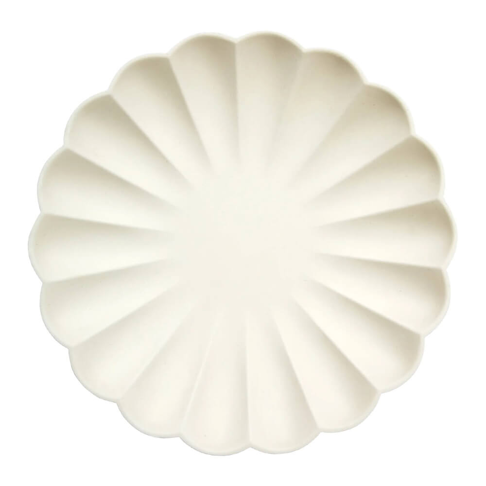 Meri-Meri-Party-Cream-Simply-Eco-Compostable-Large-Plates