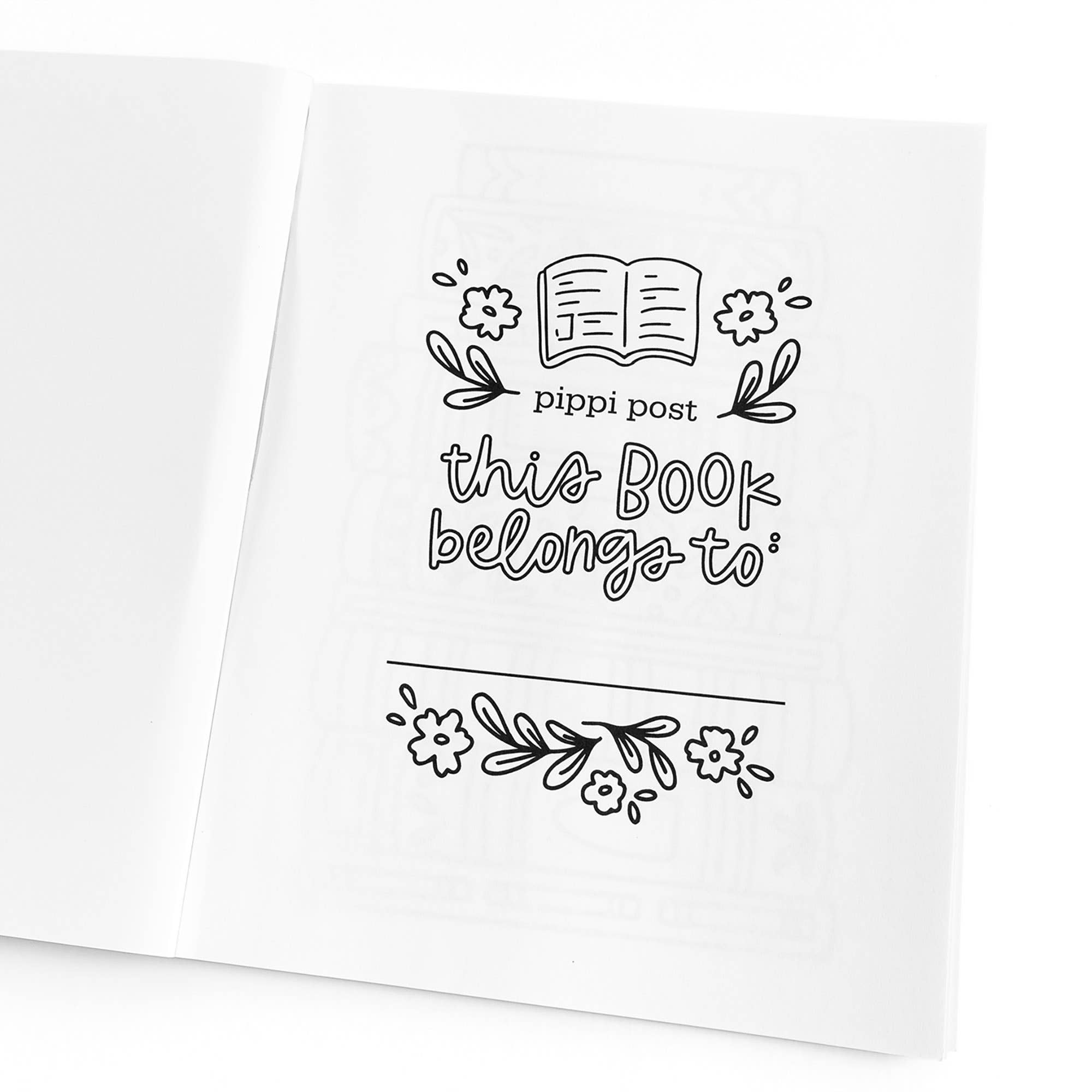 A Coloring Book For Book Lovers - bubblegum market