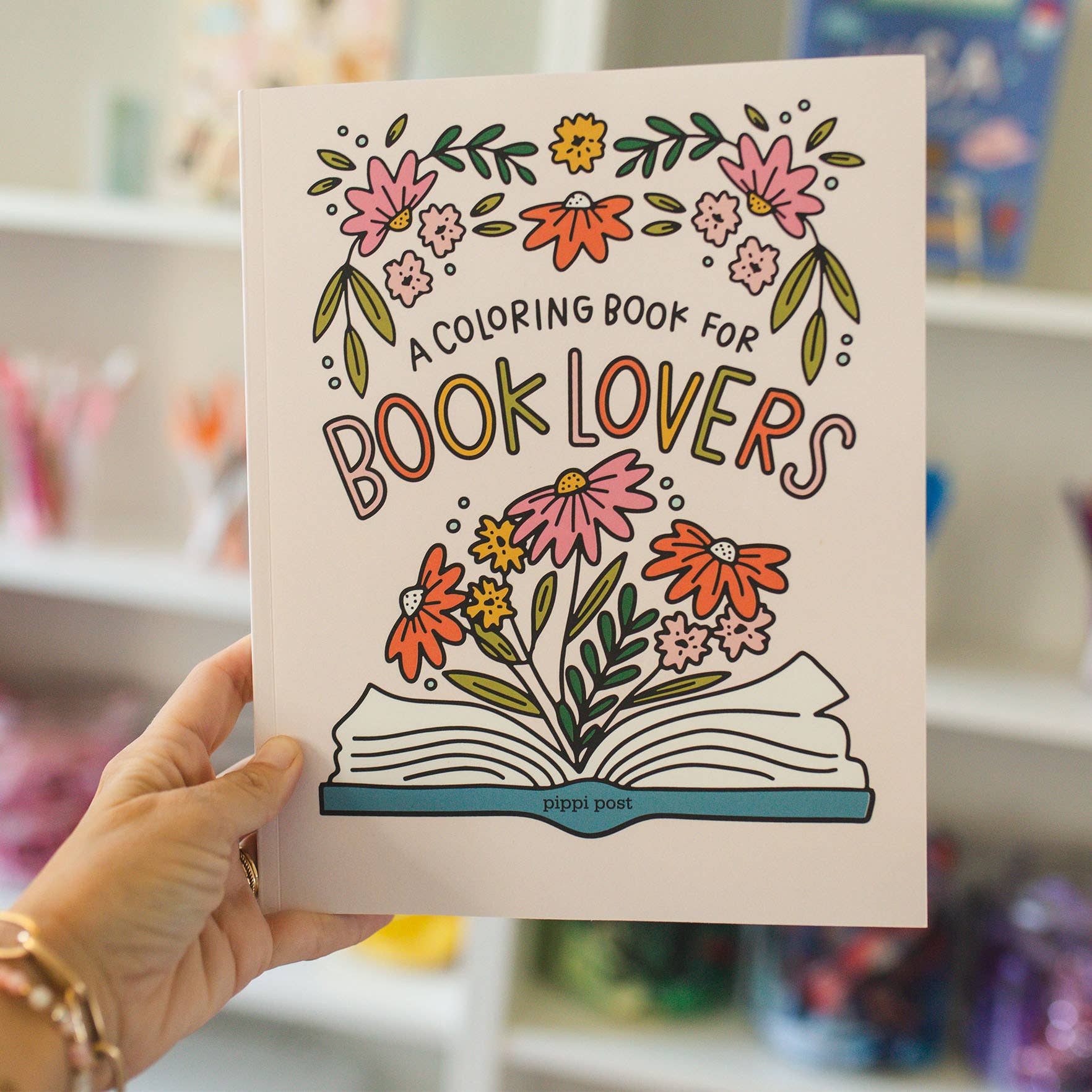 A Coloring Book For Book Lovers - bubblegum market