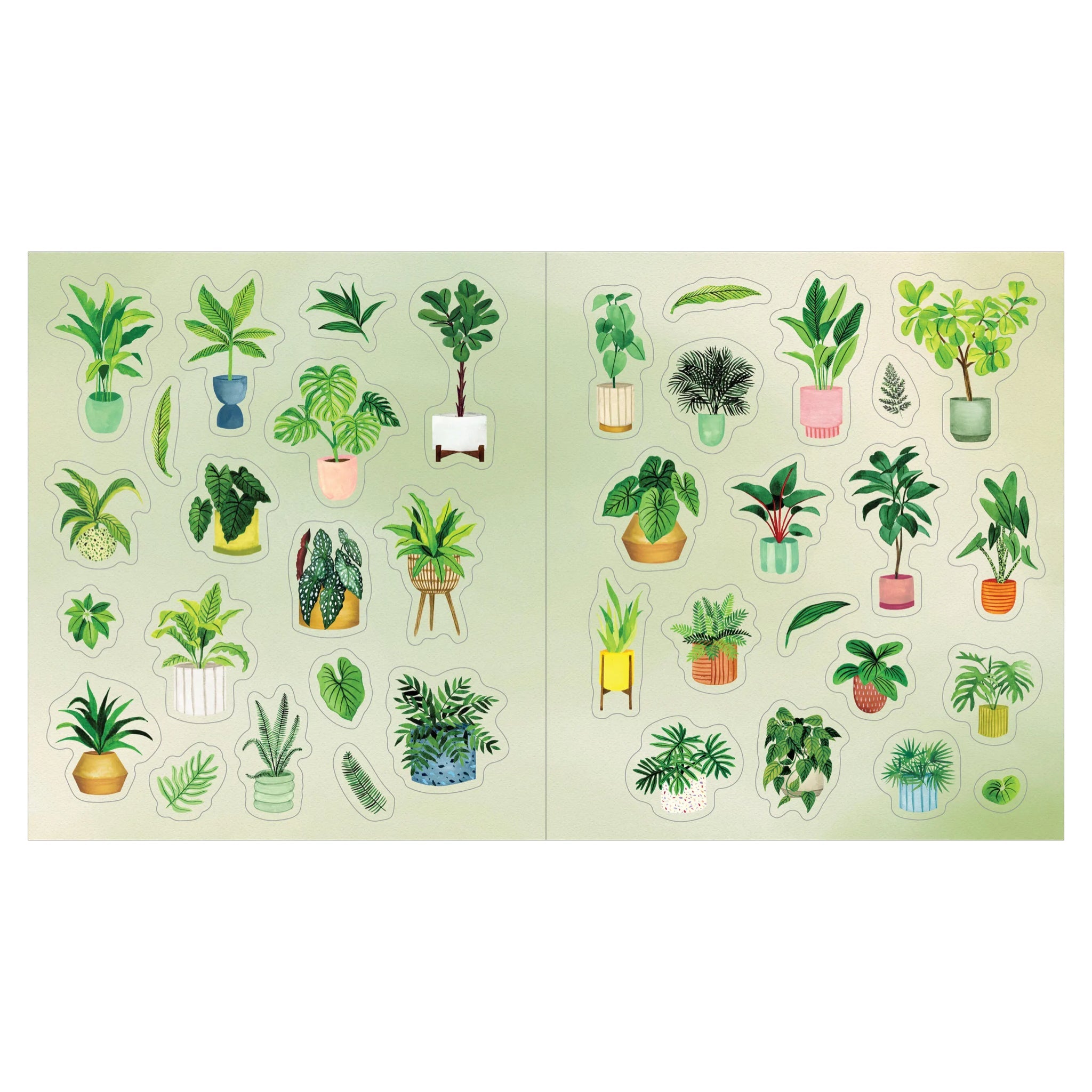 A Plant Lover's Sticker Book - bubblegum market