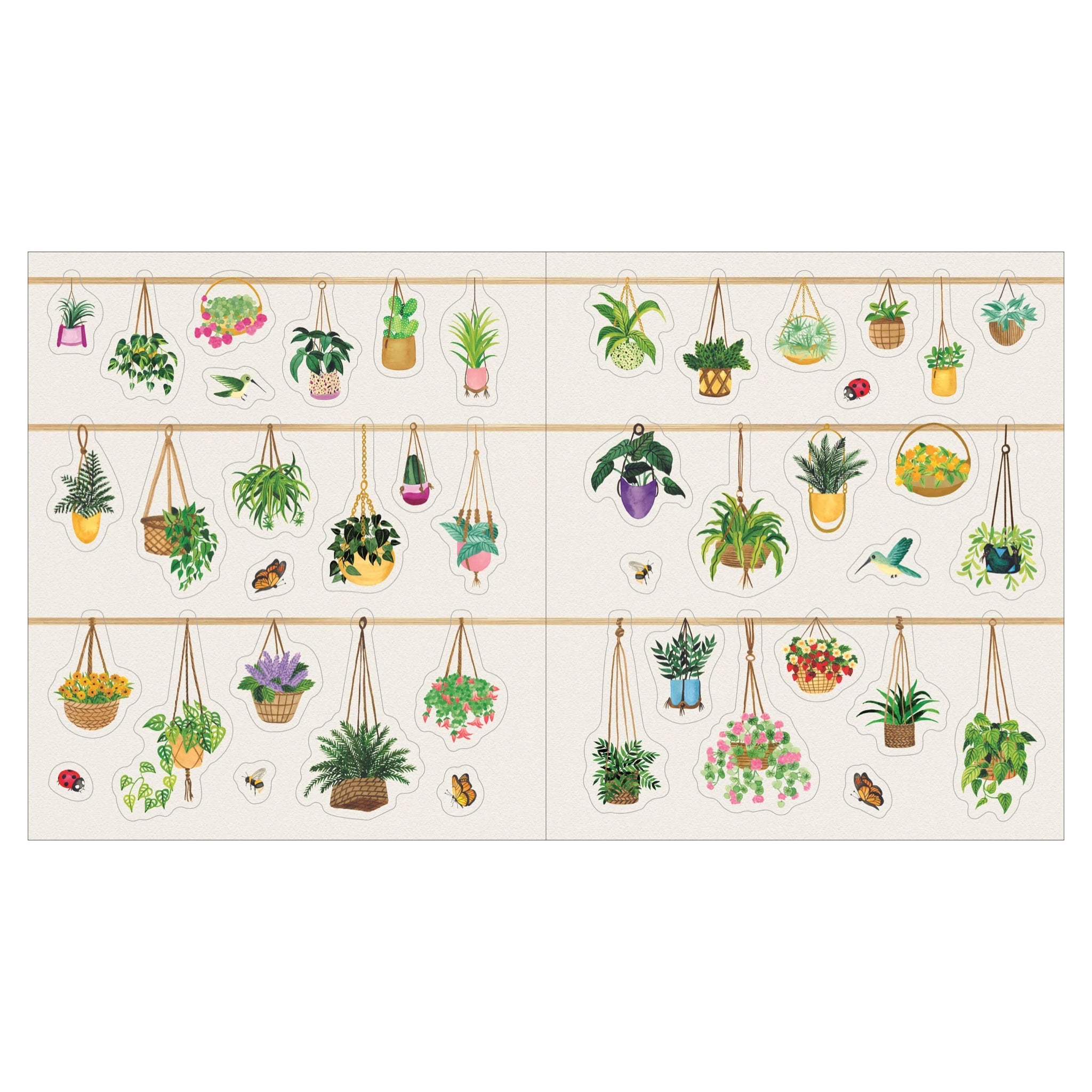 A Plant Lover's Sticker Book - bubblegum market