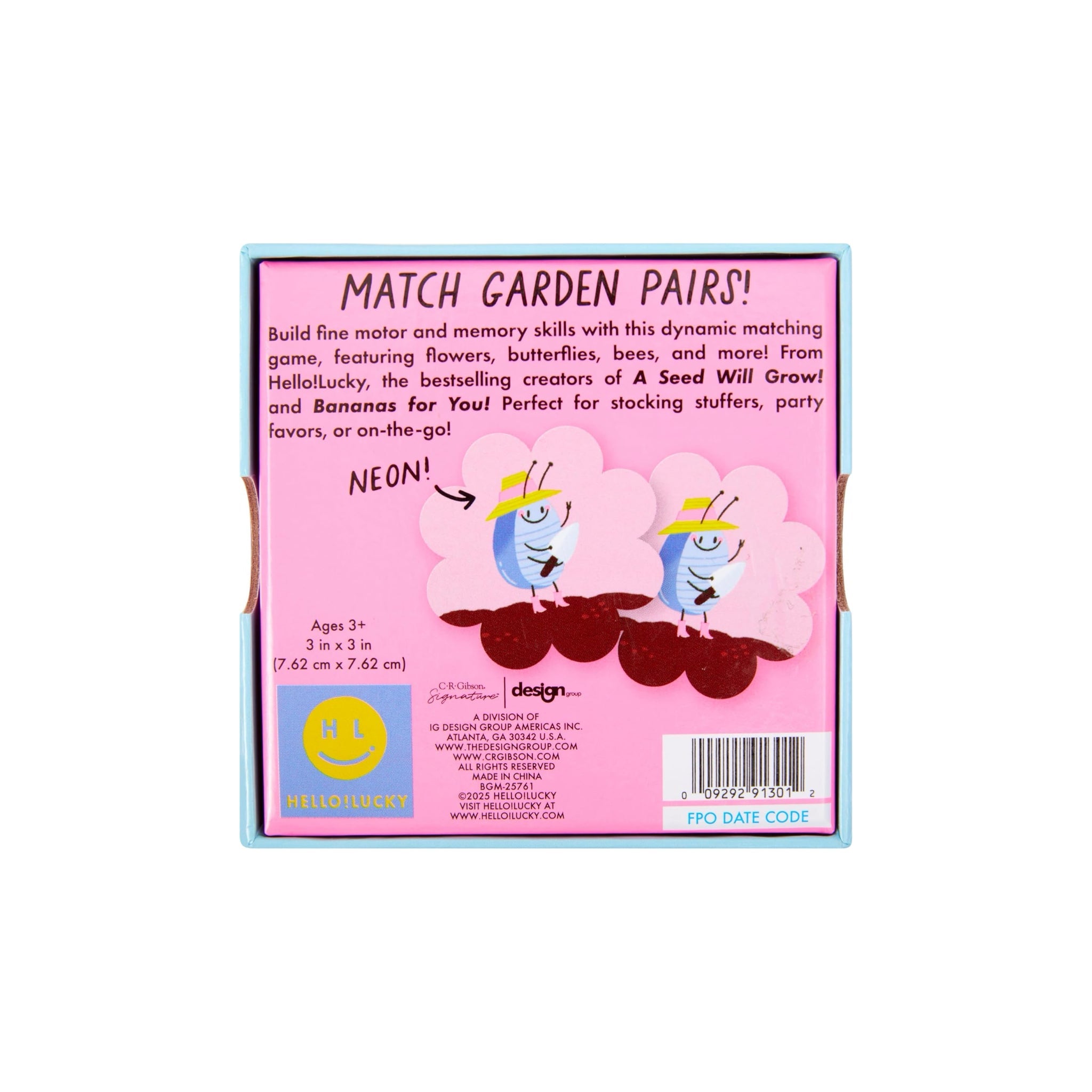 A SEED WILL GROW Matching Game - bubblegum market
