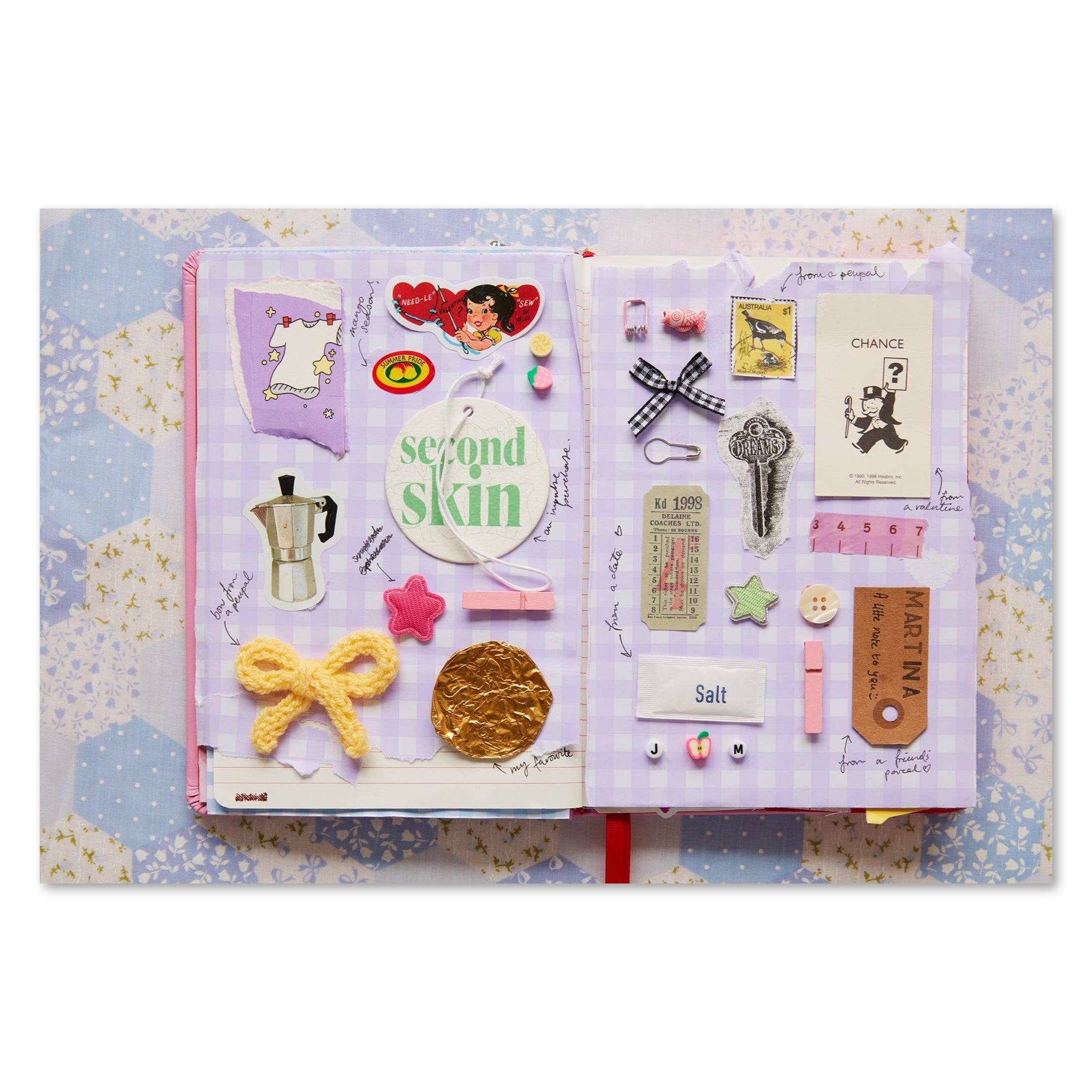 A Year of Junk Journaling - bubblegum market