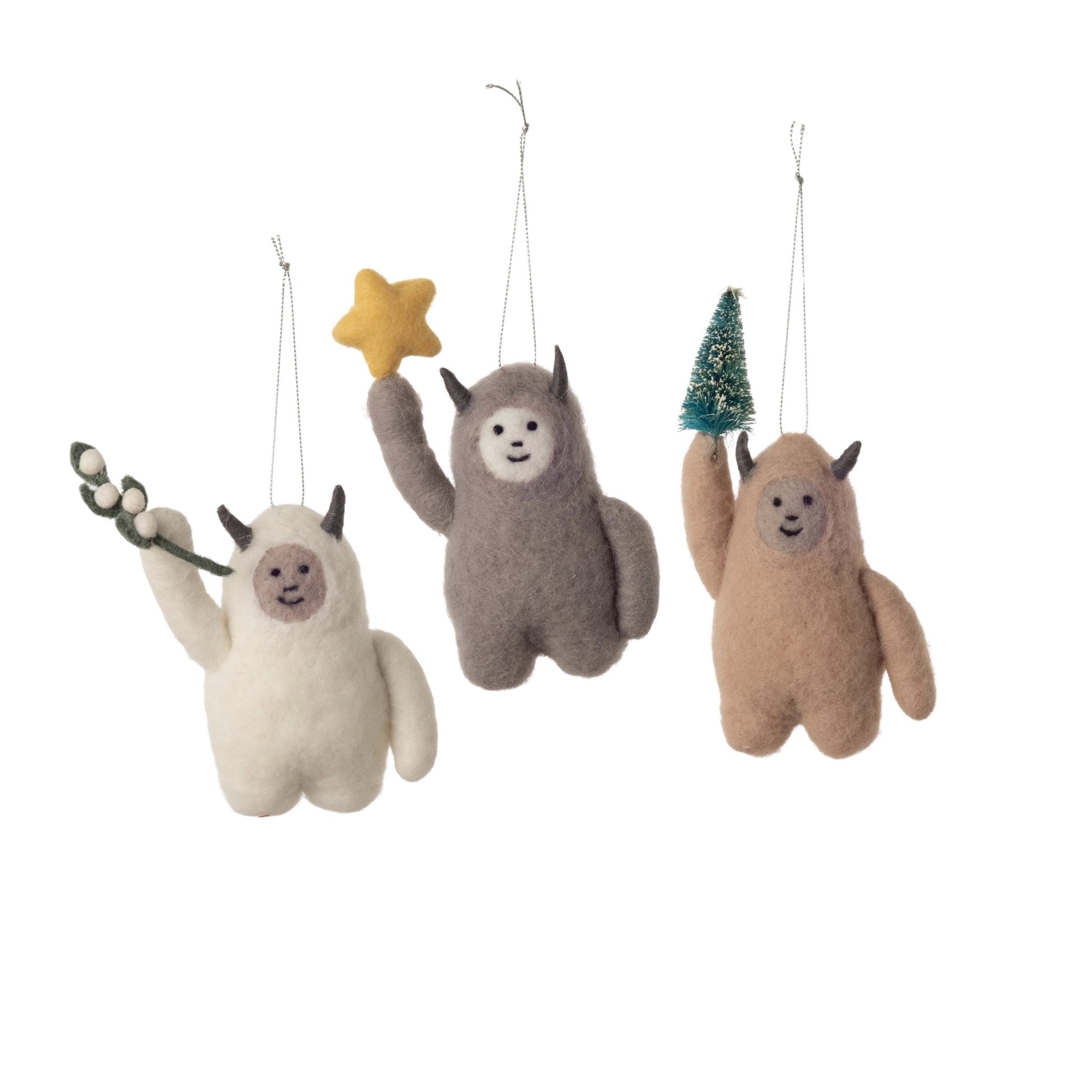 Abominable Snowman Ornament 5" - bubblegum market