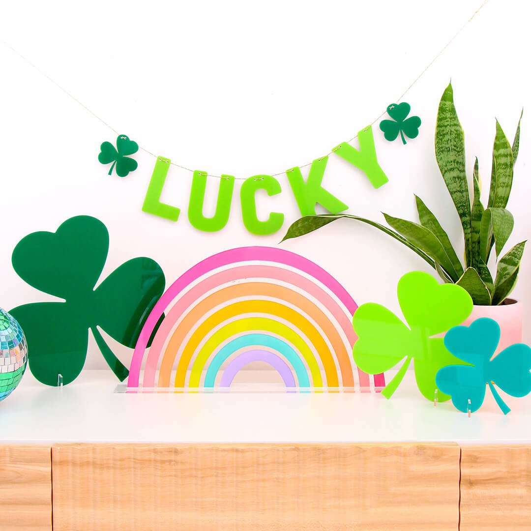 Acrylic Rainbow Tabletop Decoration - bubblegum market