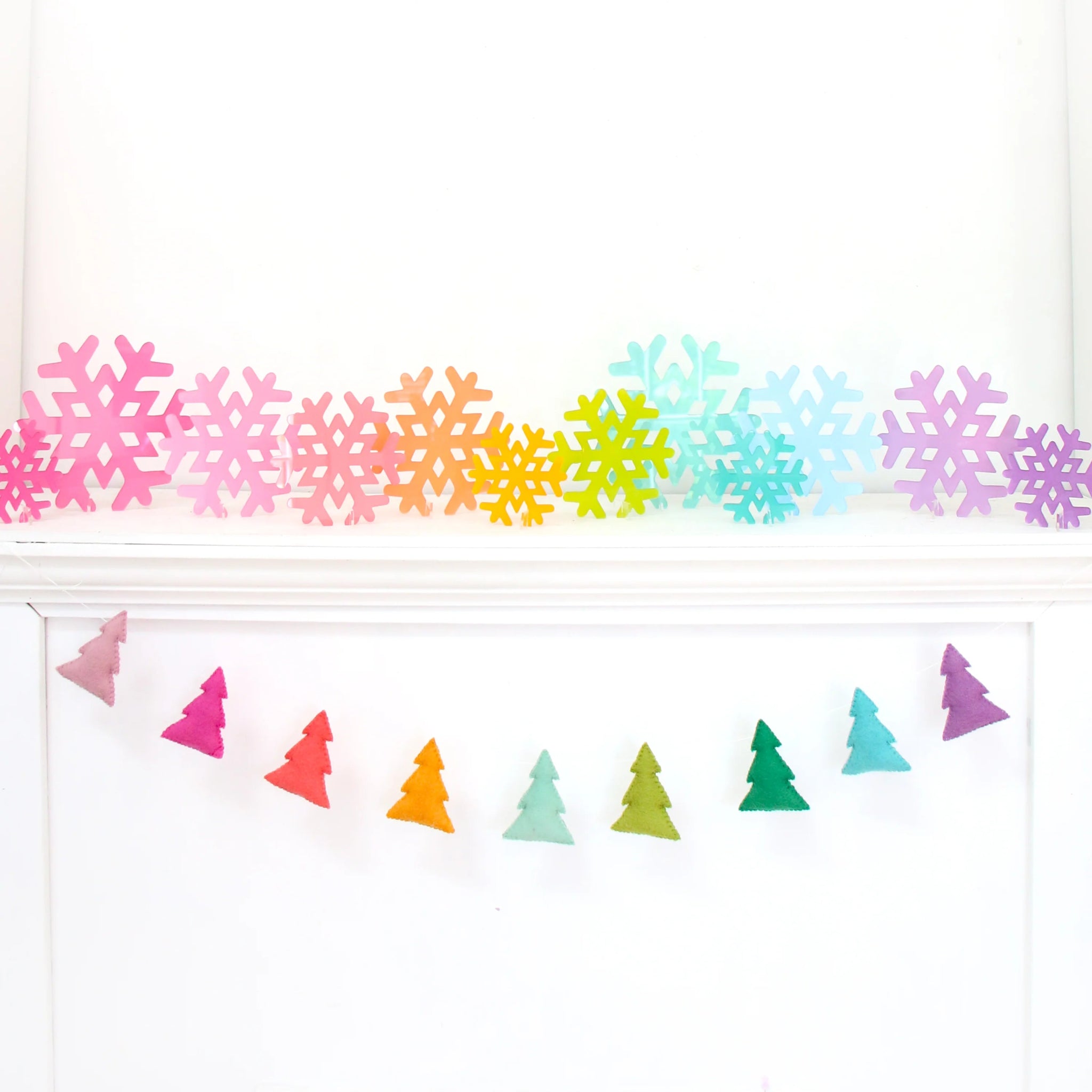 Acrylic Snowflakes (Cool Tones) - bubblegum market