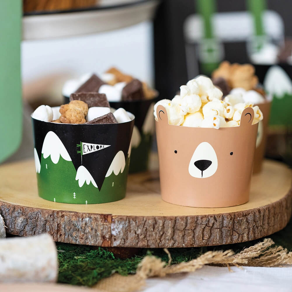 adventure-party-food-cups-bear-mountains-styled