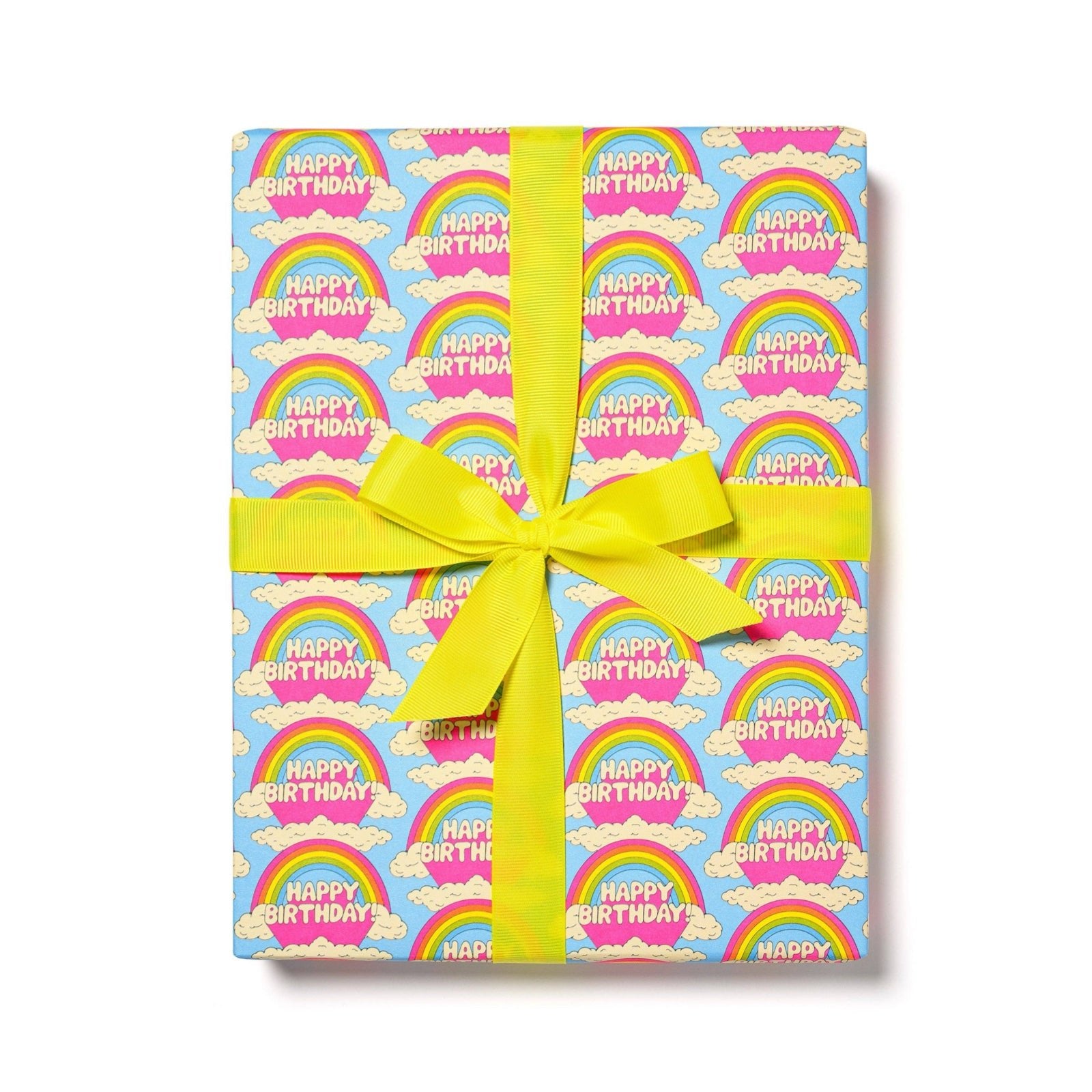 All Over Rainbows Wrapping Paper Sheets (Roll of 3) - bubblegum market