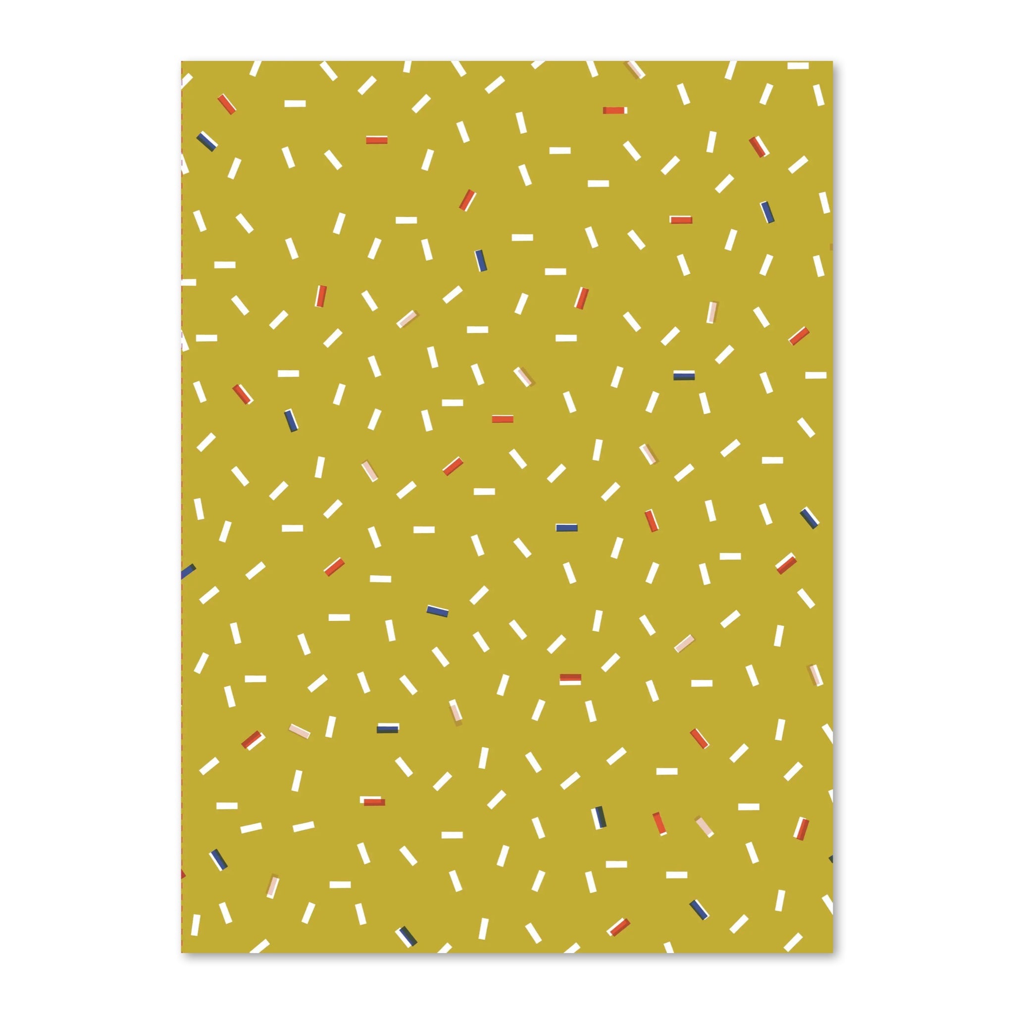 Amanda Jane Jones Wrapping Paper: Shapes and Patterns - bubblegum market