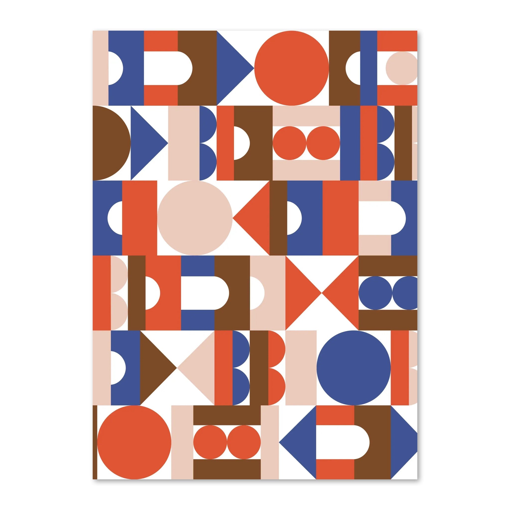 Amanda Jane Jones Wrapping Paper: Shapes and Patterns - bubblegum market