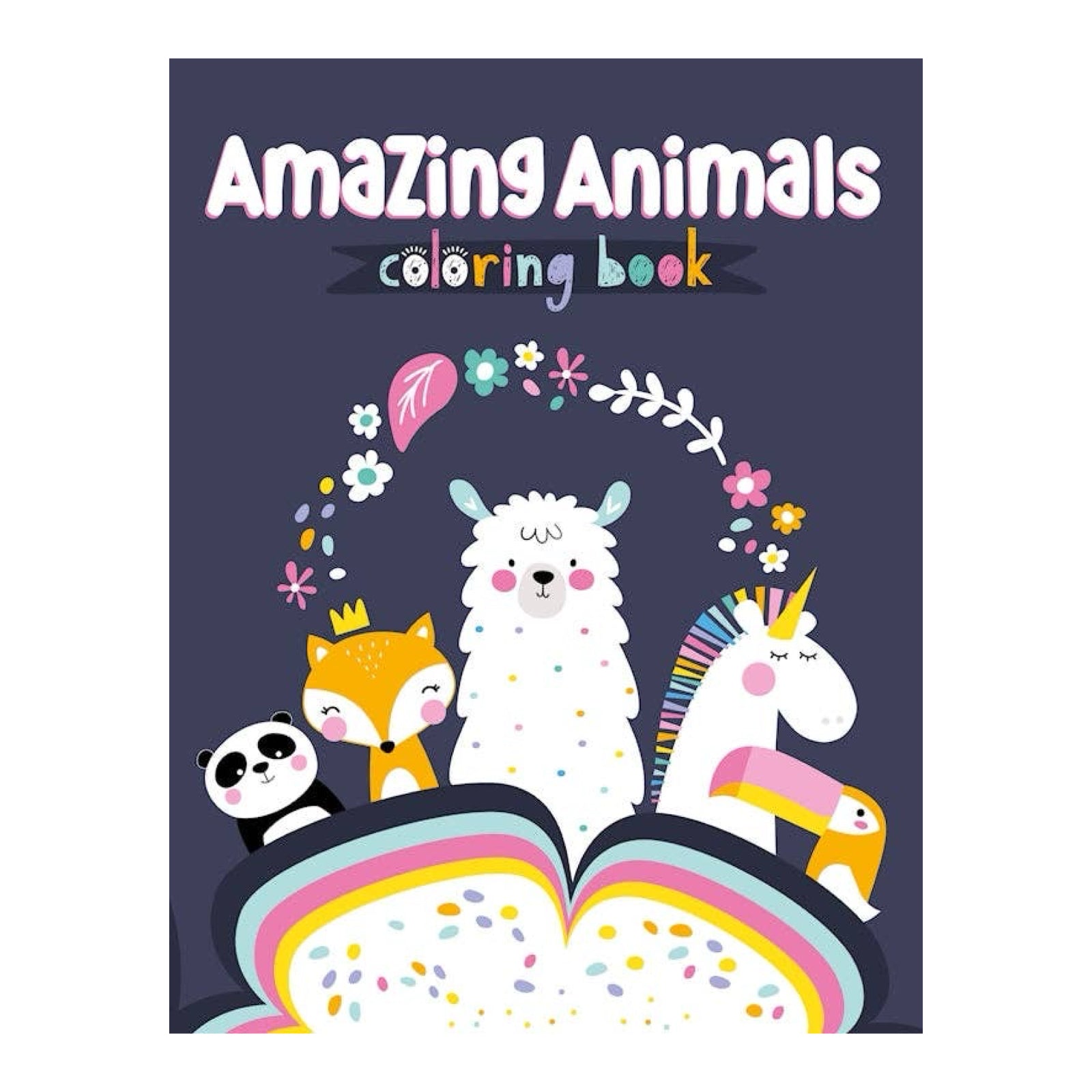 Amazing Animals Coloring Book - bubblegum market