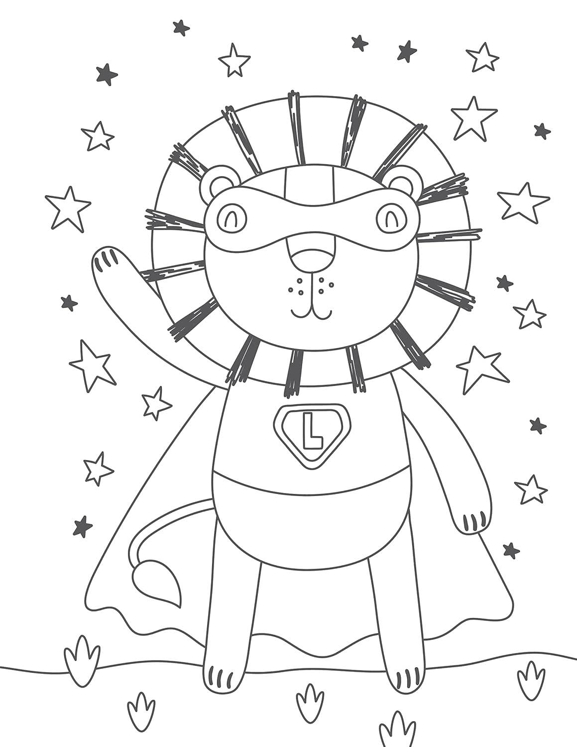 Amazing Animals Coloring Book - bubblegum market