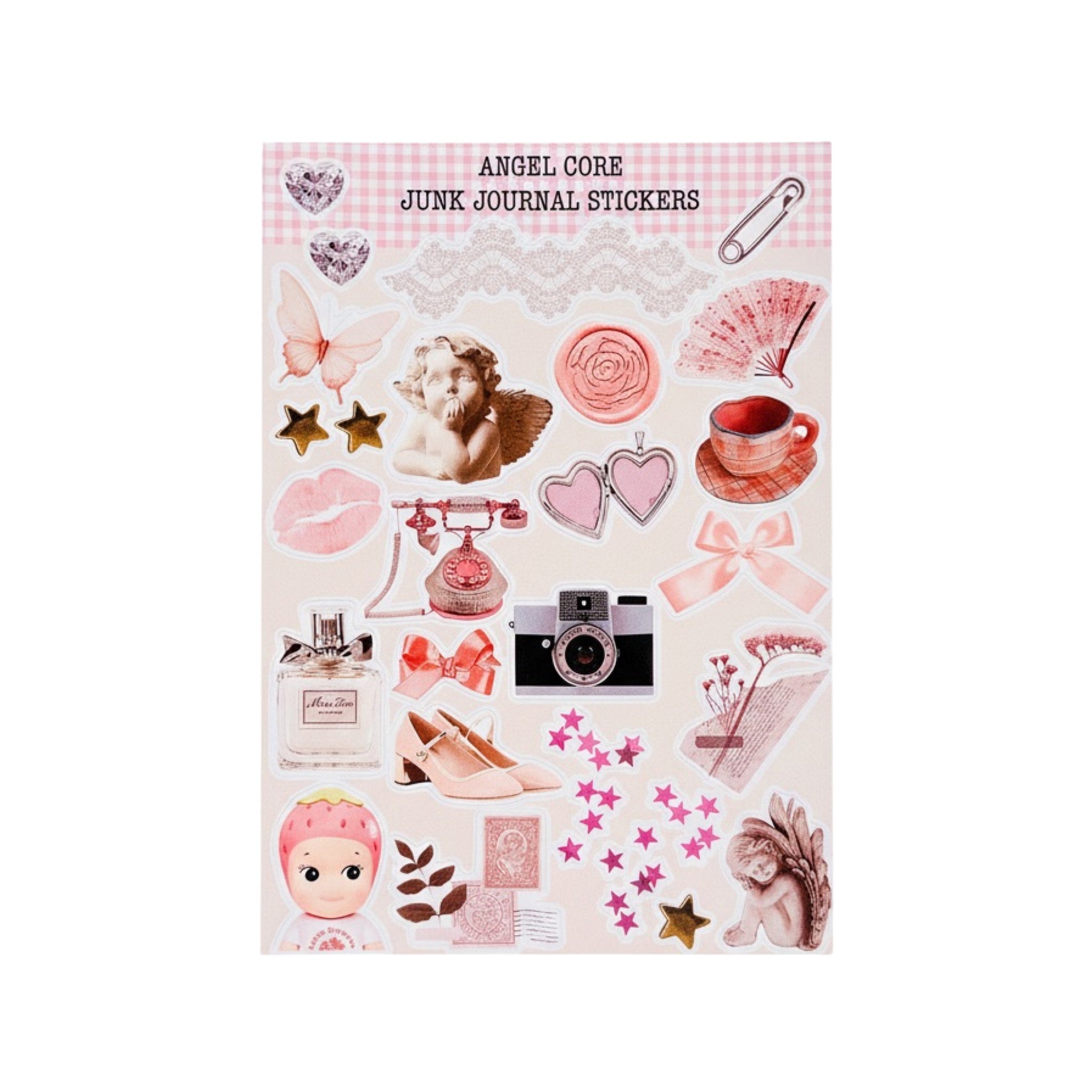 Angel Core Vinyl Sticker Sheet - bubblegum market