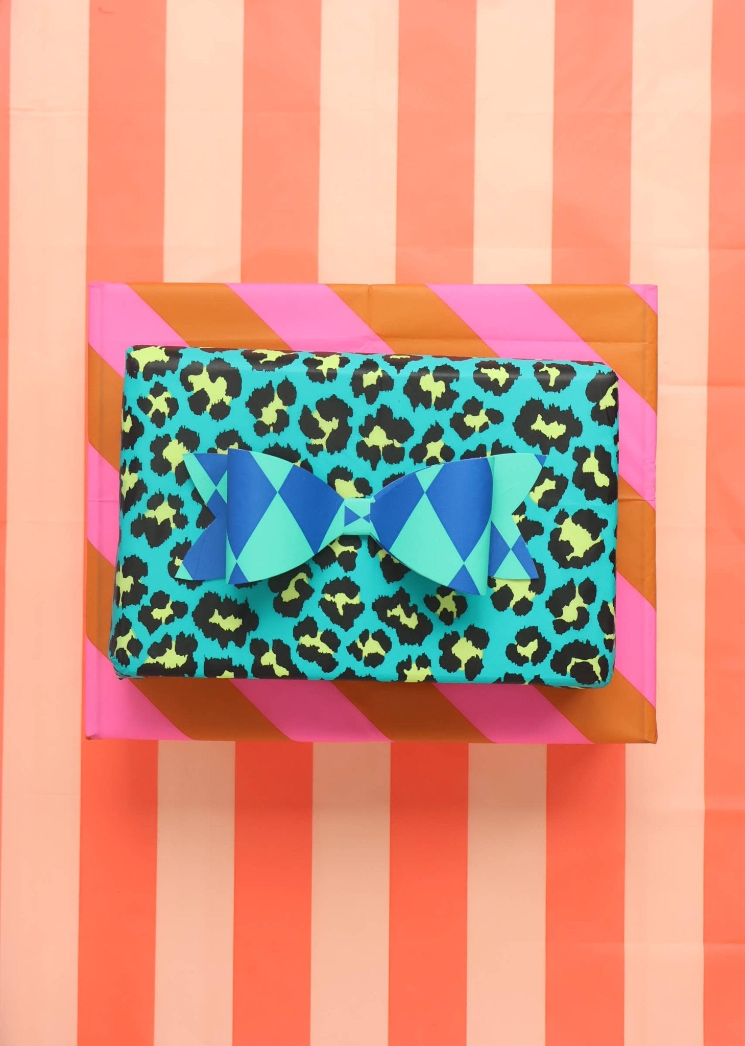 Apple Green & Jade Leopard Patterned Tissue Paper - bubblegum market