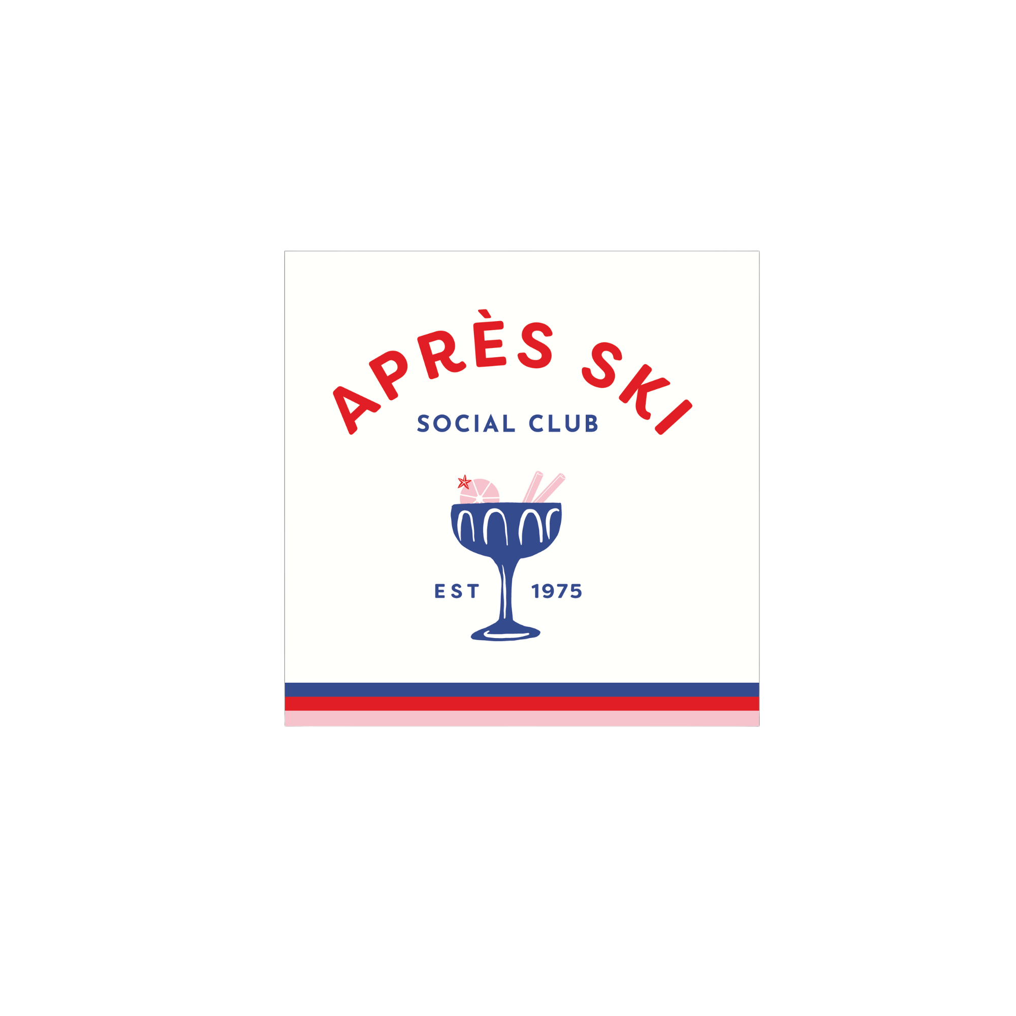 Apres Ski Cocktail Napkins - bubblegum market