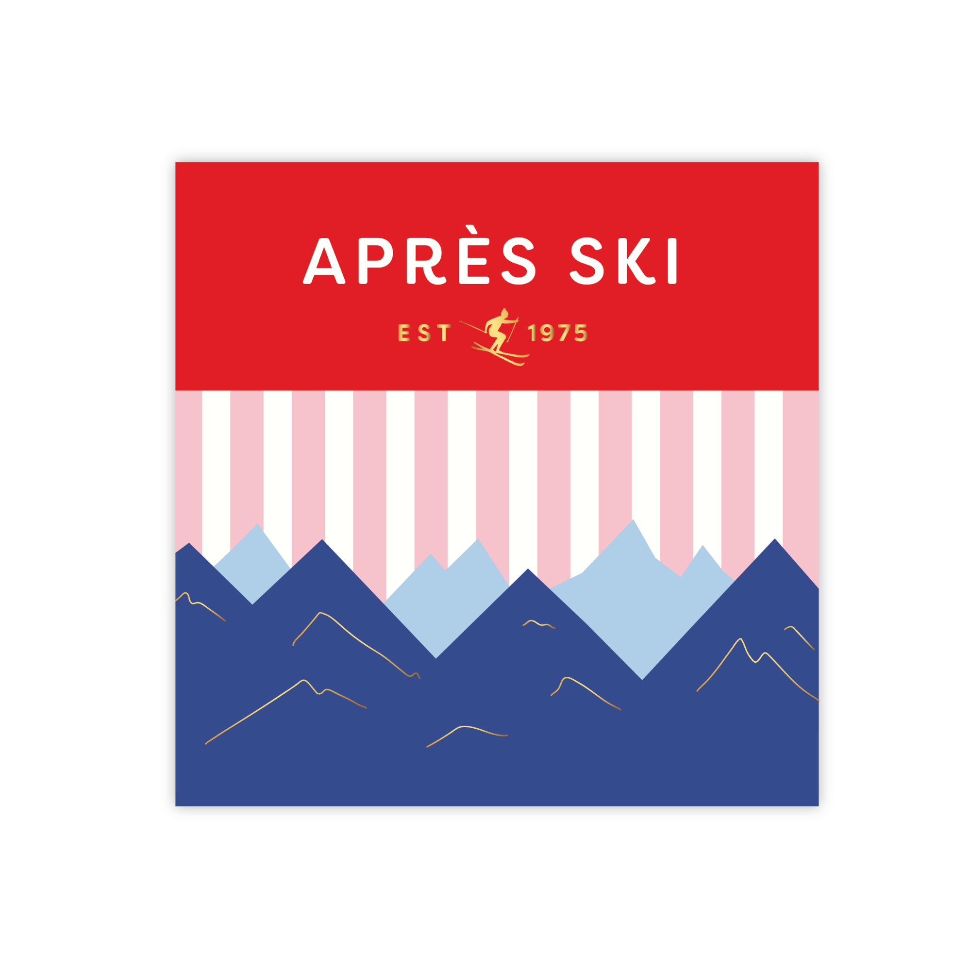 Apres Ski Large Napkins - bubblegum market