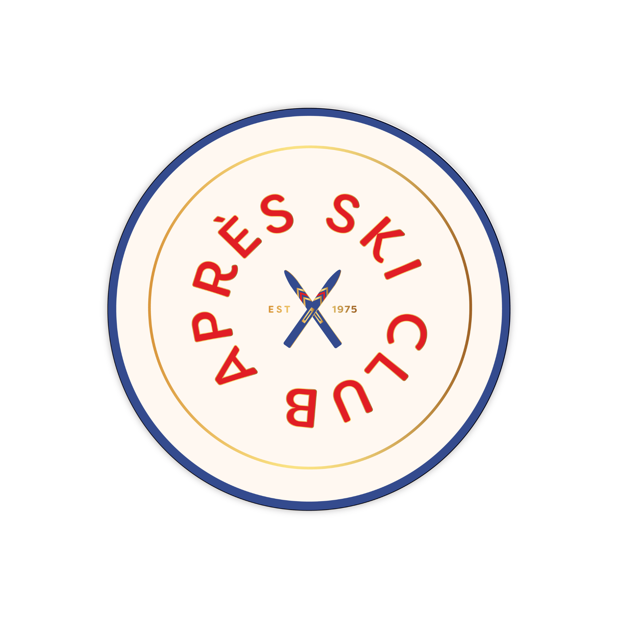 Apres Ski Paper Plates 8" - bubblegum market