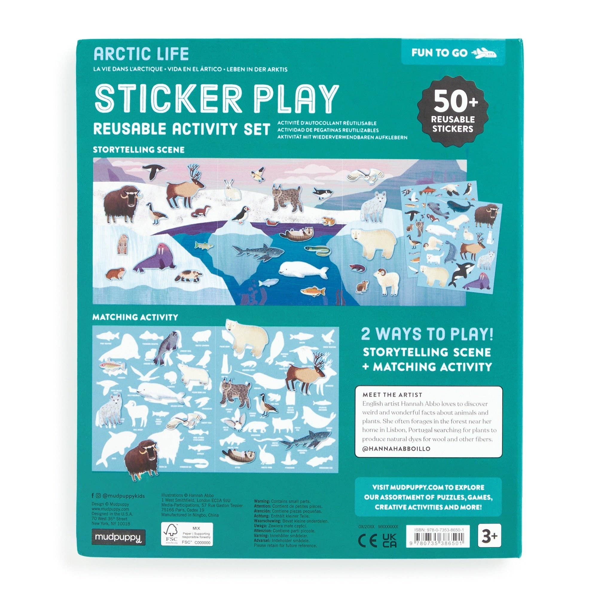 Arctic Life Sticker Play Reusable Activity Set - bubblegum market