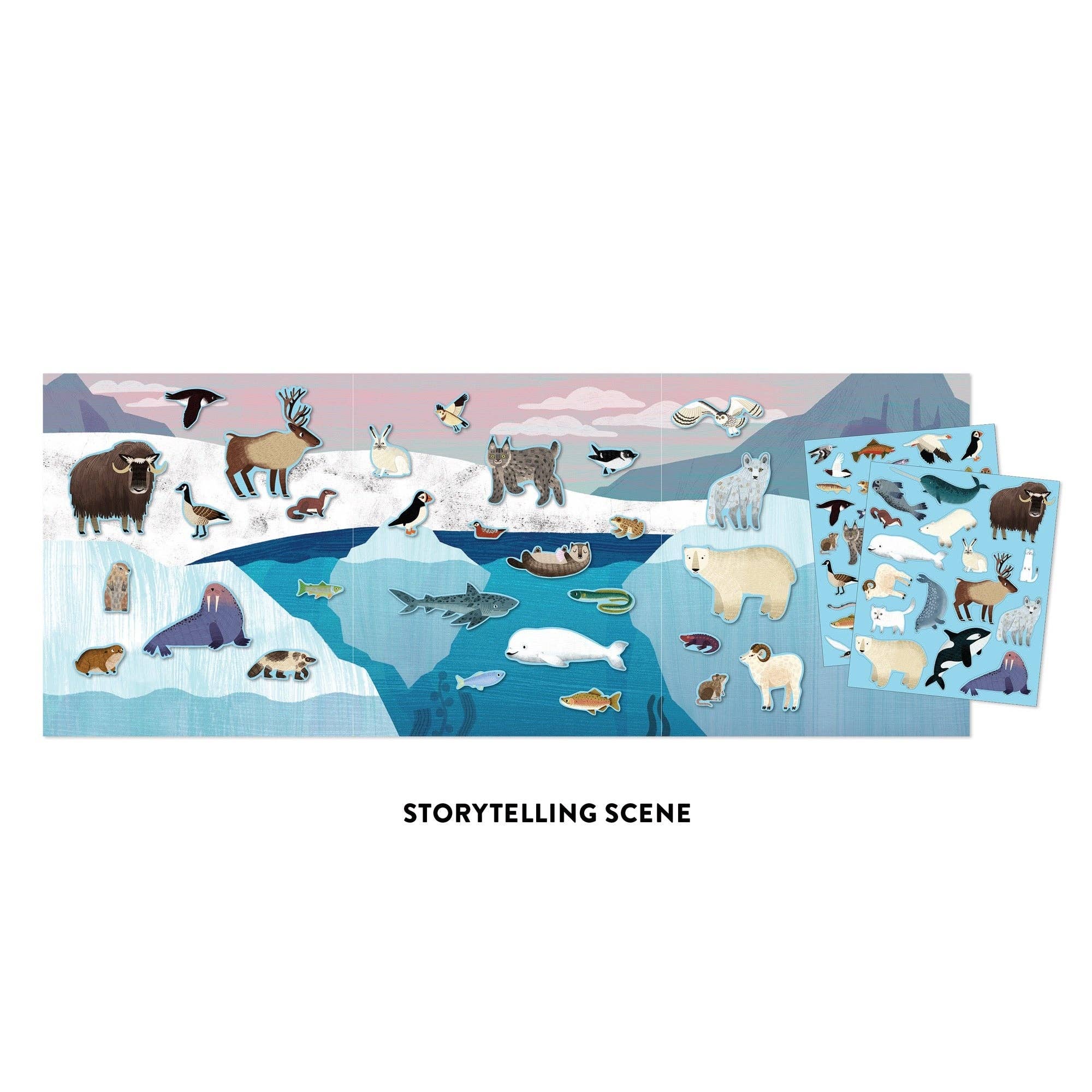Arctic Life Sticker Play Reusable Activity Set - bubblegum market