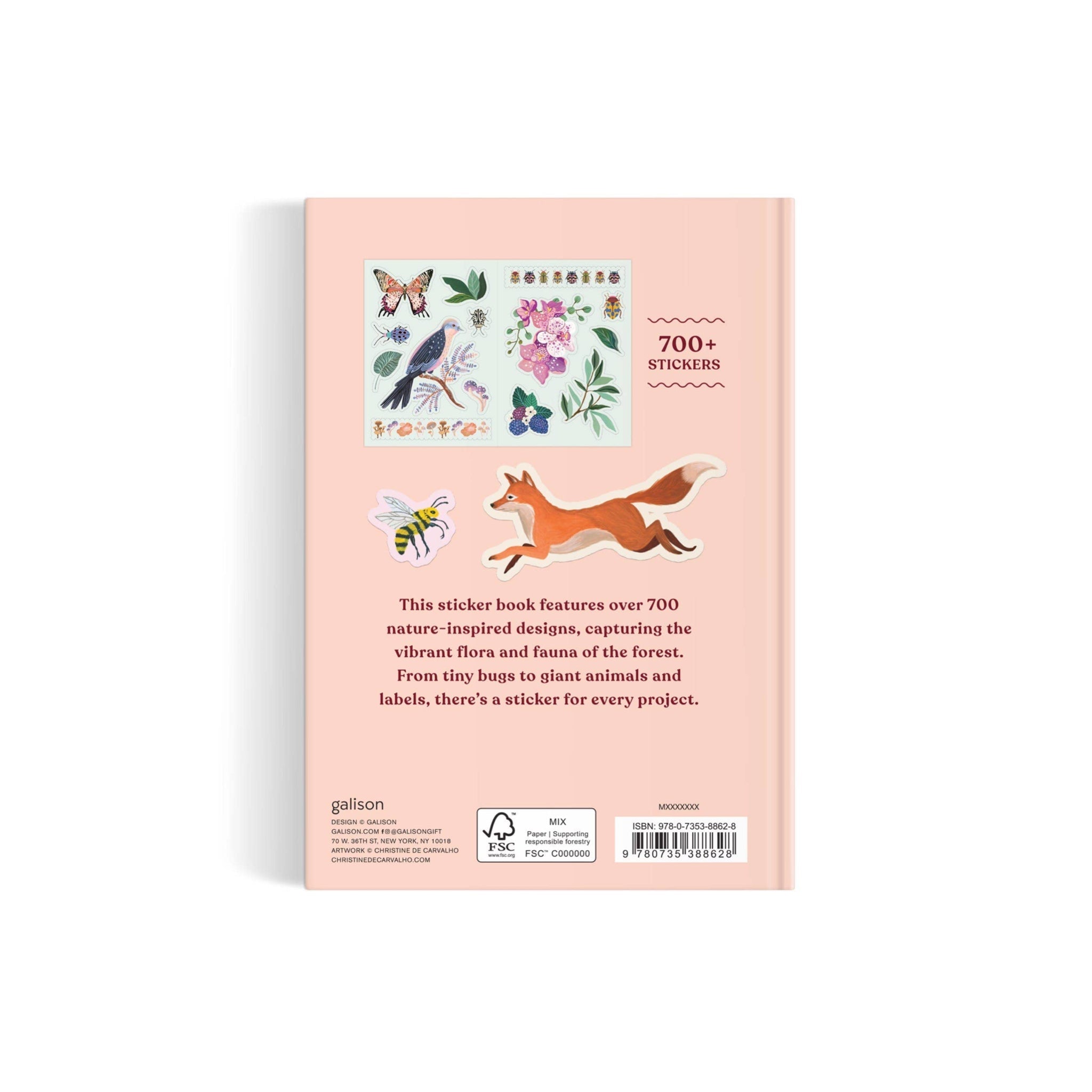 Art of the Forest 100 Page Sticker Book - bubblegum market