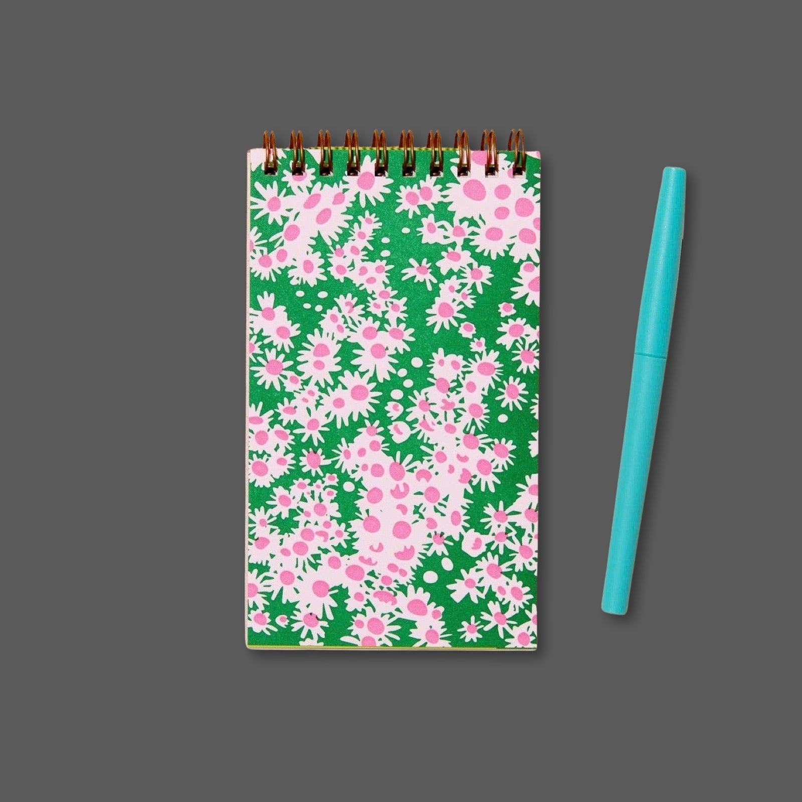 Aster Wildflower Pocket Notepad - bubblegum market
