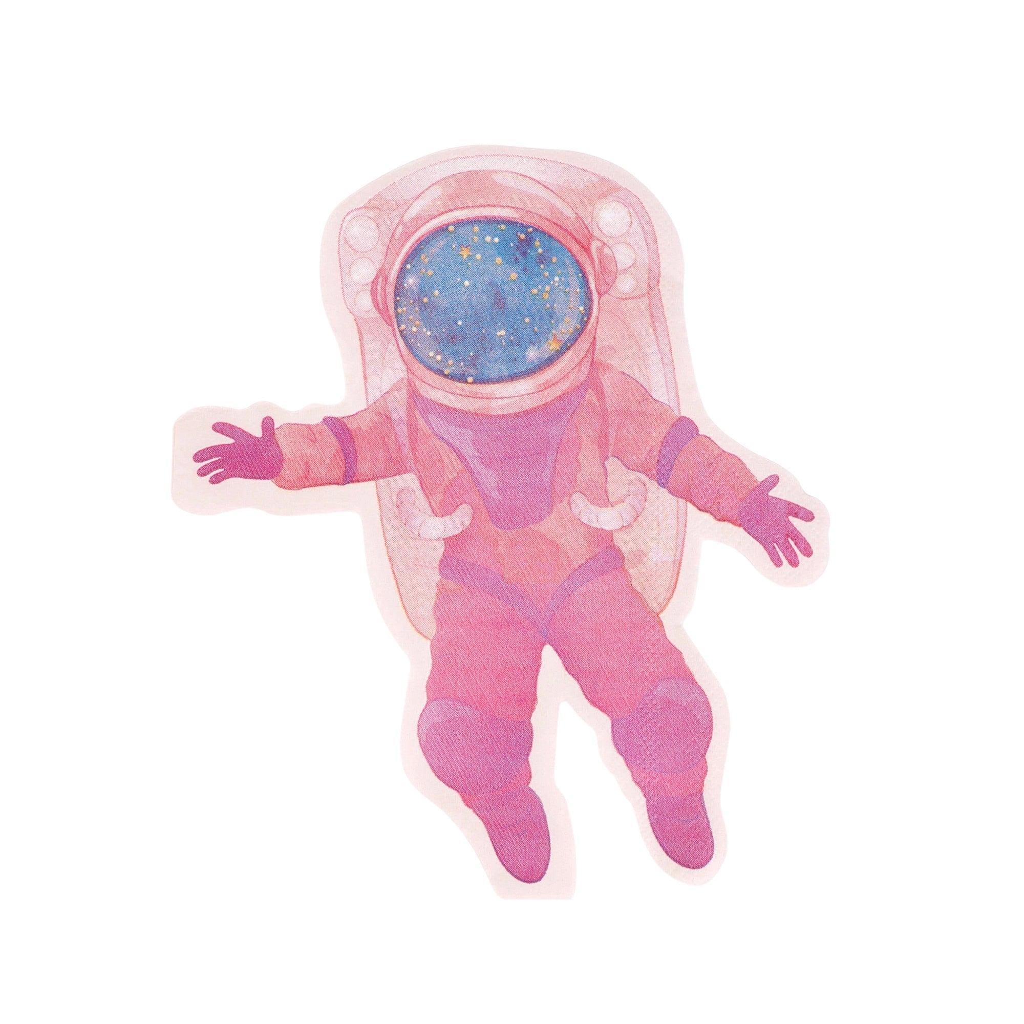 Astronaut Girl Napkins - bubblegum market