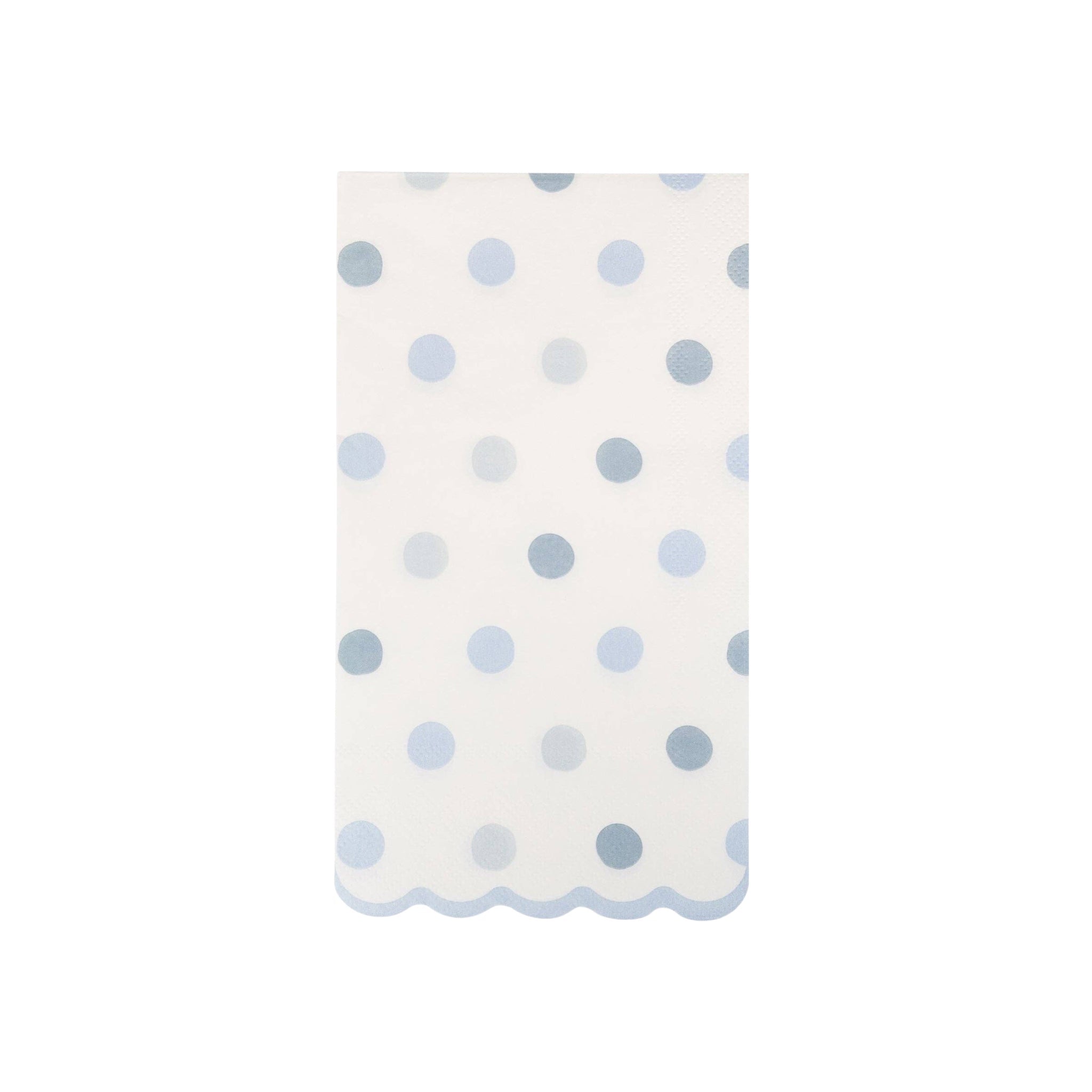 Baby Blue Polka Dot Dinner Napkins - bubblegum market