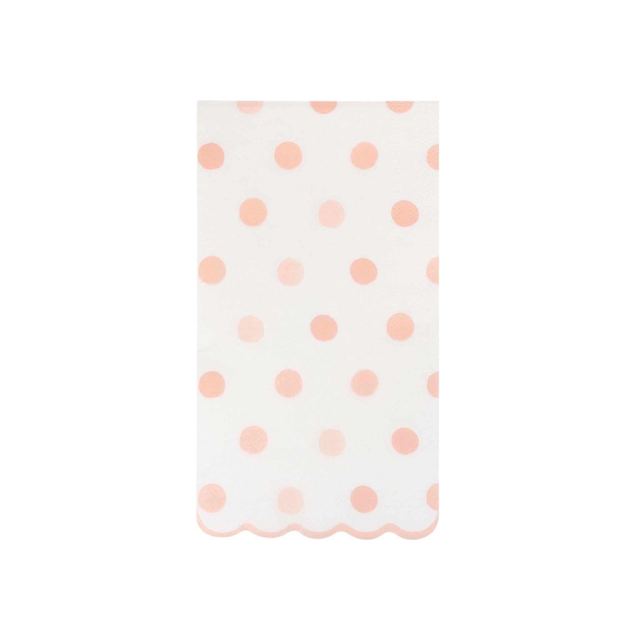 Baby Pink Polka Dot Dinner Napkins - bubblegum market