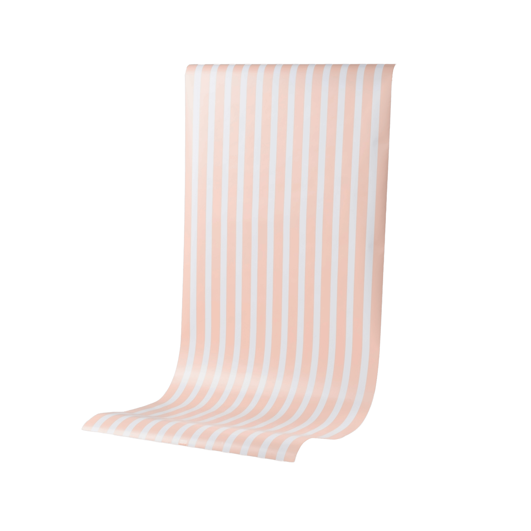 Baby Pink Striped Paper Table Runner - bubblegum market