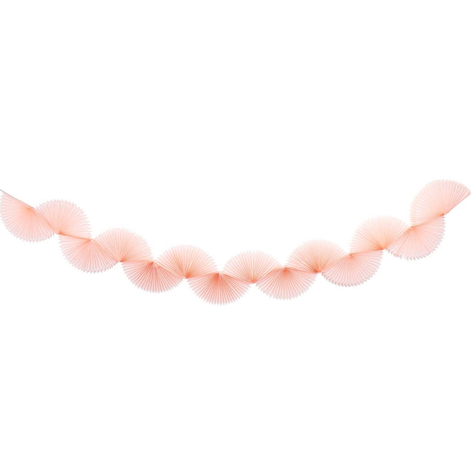 Baby Pink Tissue Paper Bunting Banner - bubblegum market
