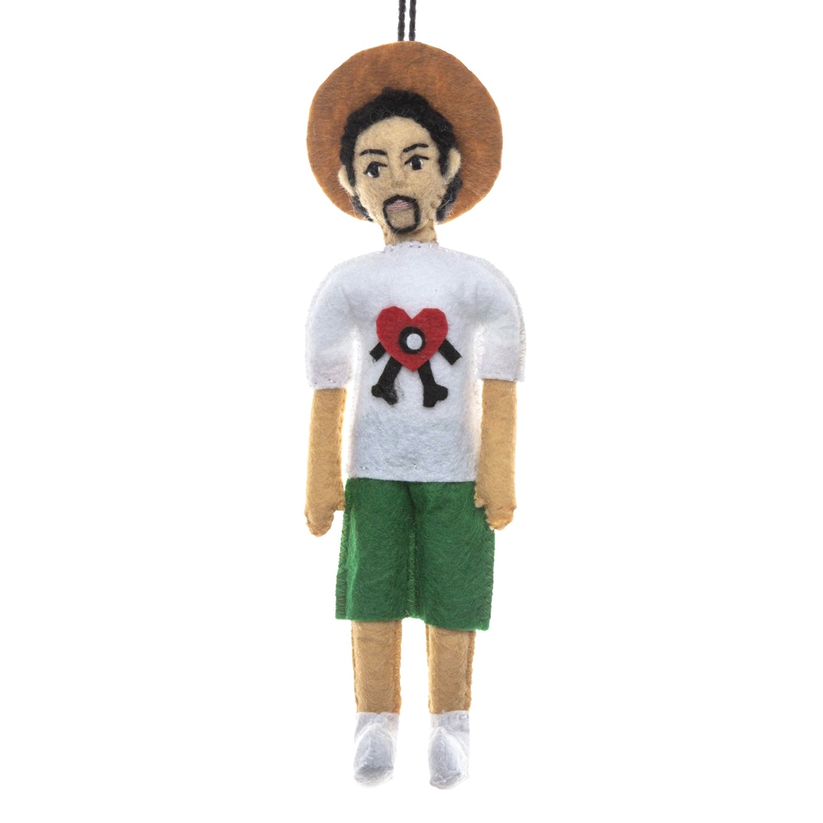 Bad Bunny Felt Ornament - bubblegum market