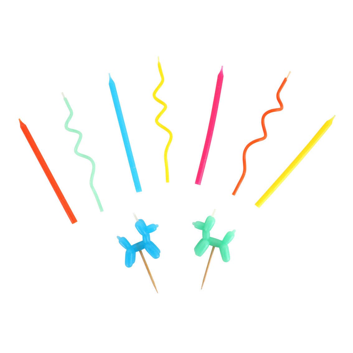 Balloon Dog Birthday Candle Set - bubblegum market