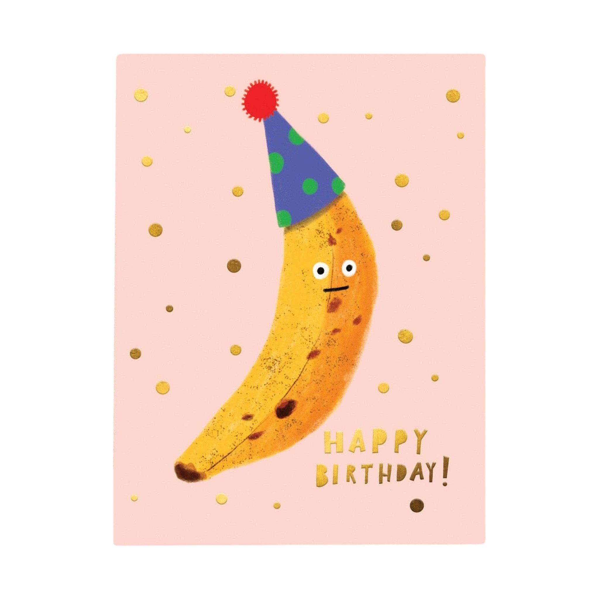 BANANA GUY Birthday Greeting Card - bubblegum market