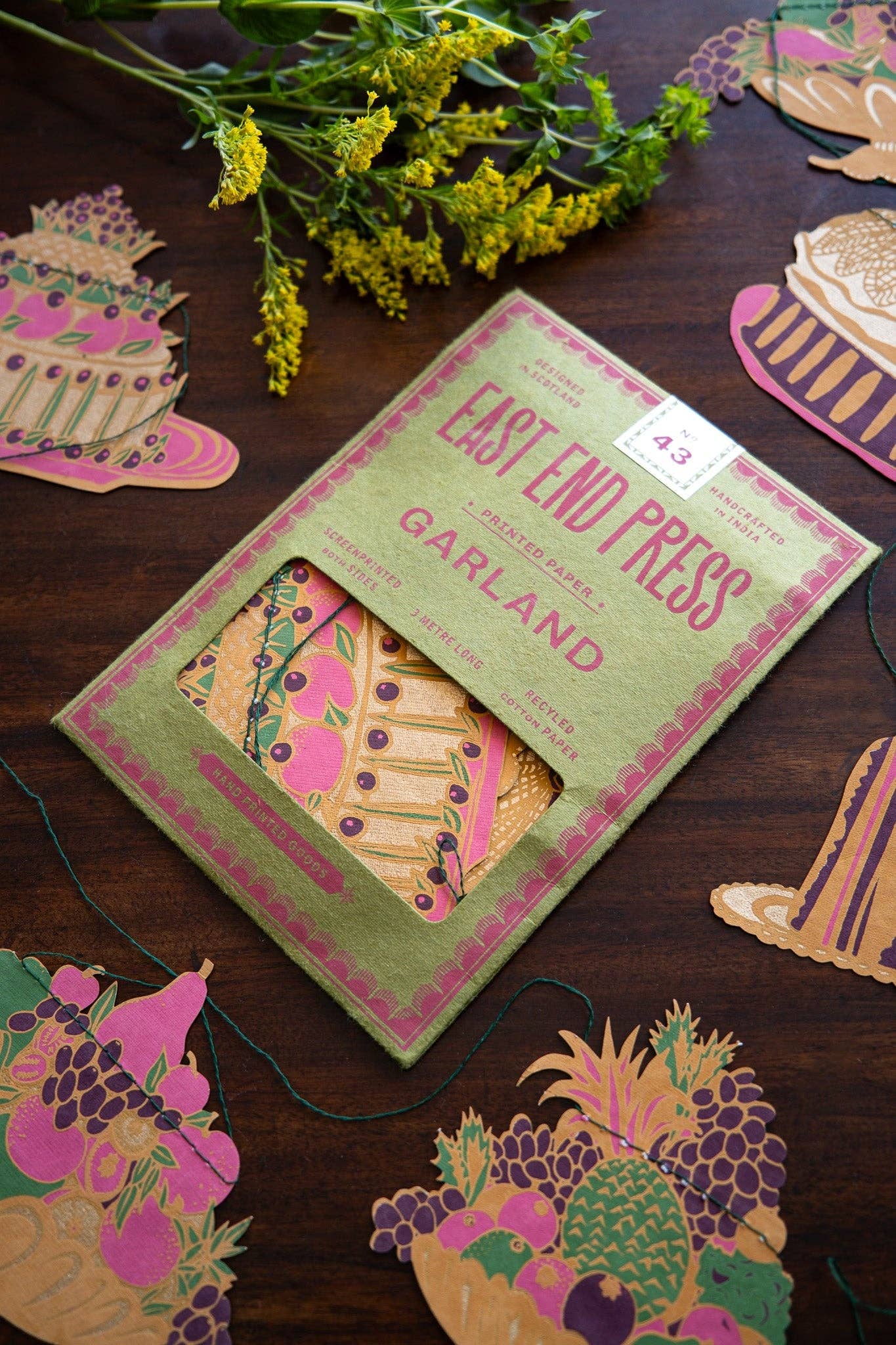 Banquet Sewn Garland - bubblegum market