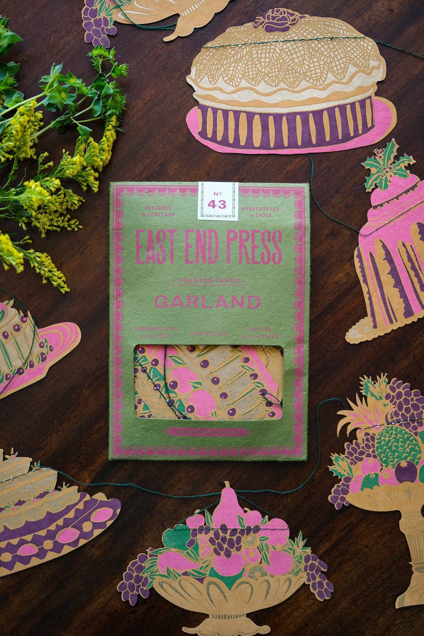 Banquet Sewn Garland - bubblegum market