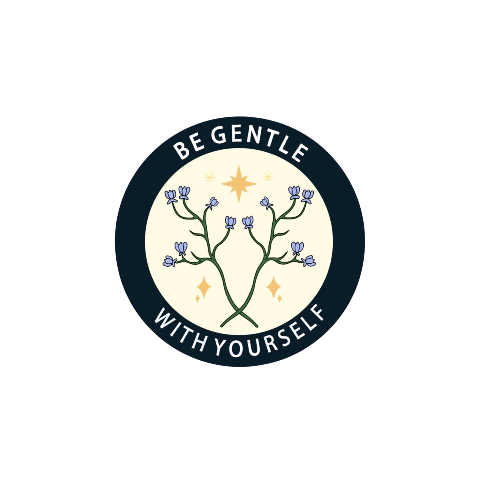Be Gentle With Yourself Vinyl Sticker - bubblegum market