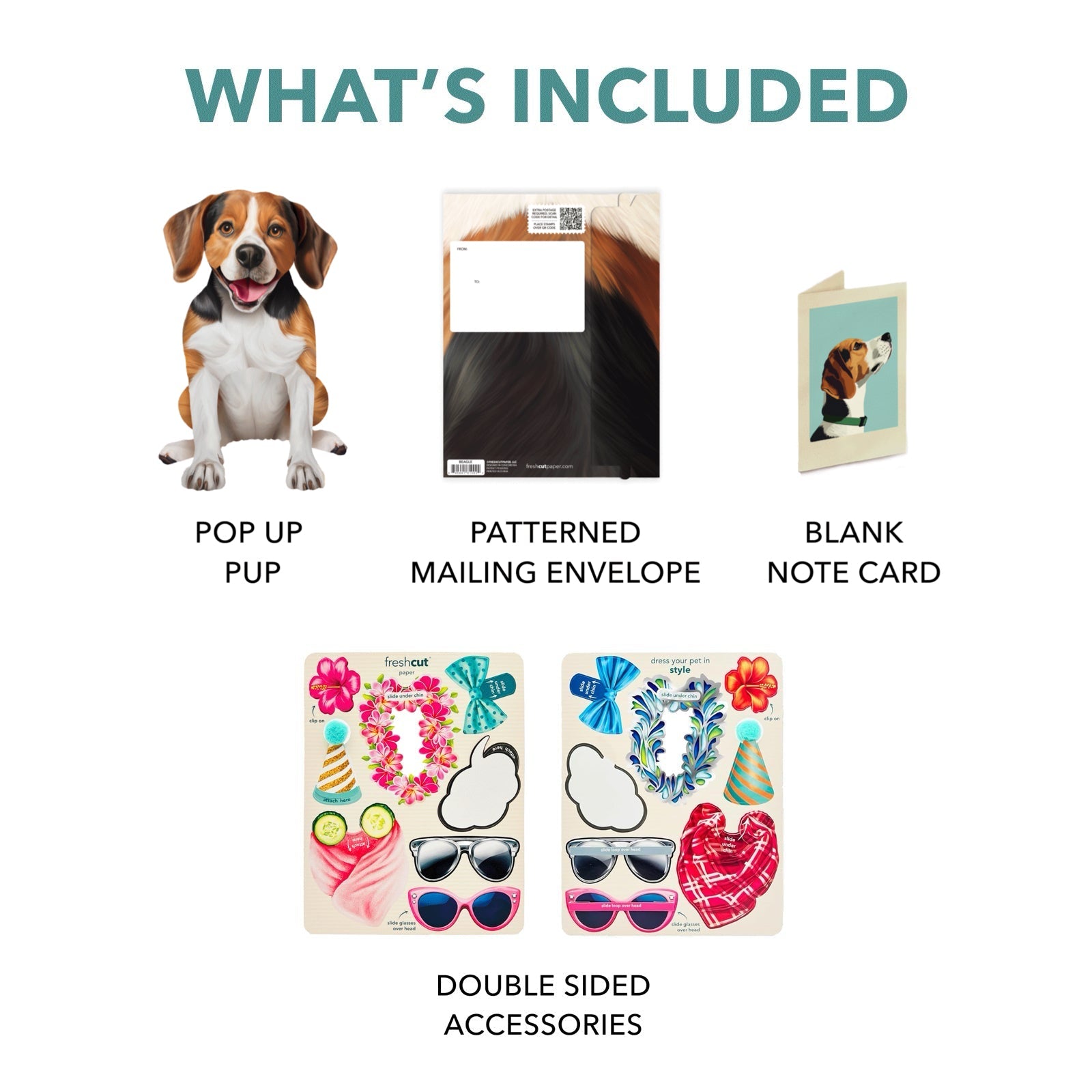 Beagle Pop - Up Pet Card - bubblegum market