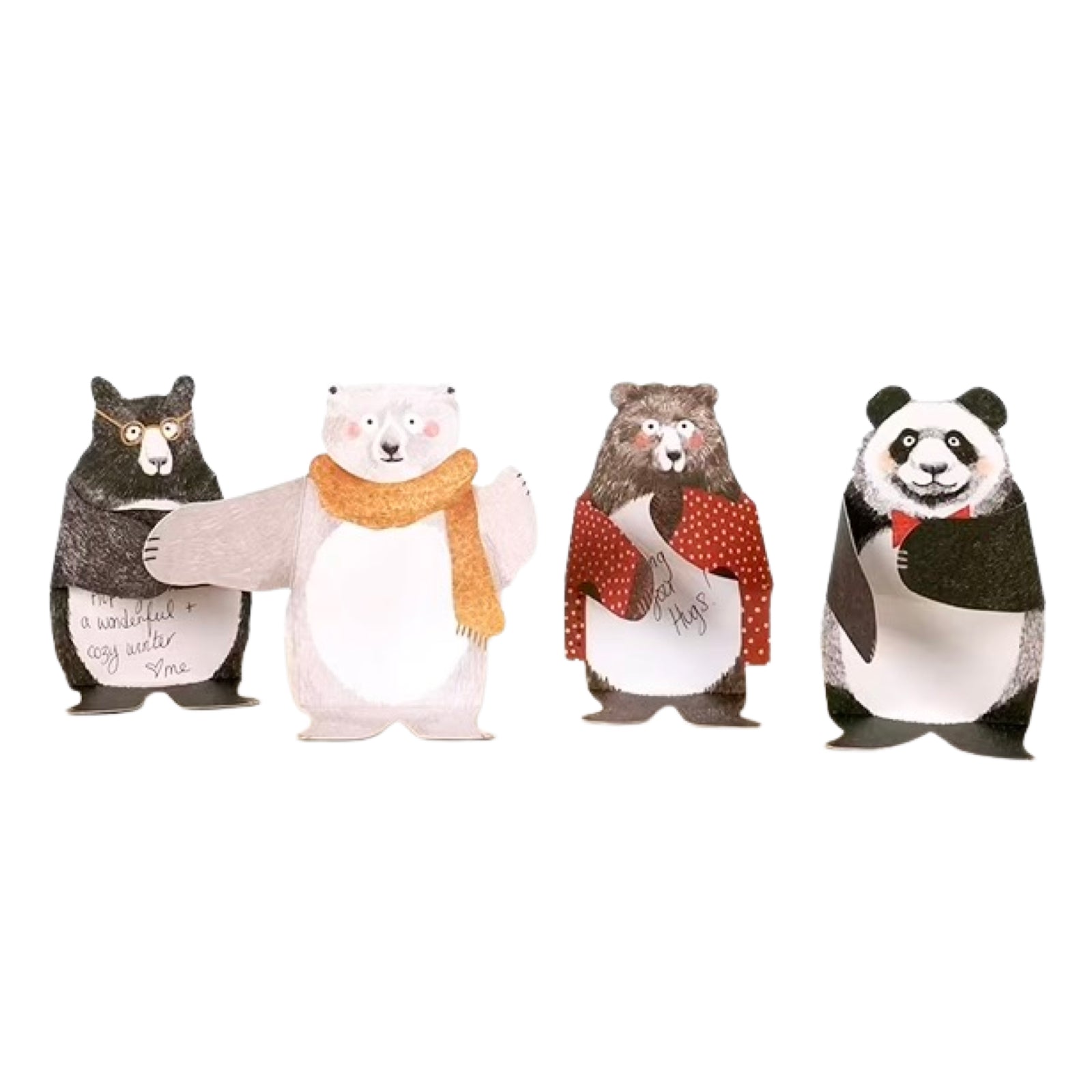 Bear Hugs Notecards - bubblegum market