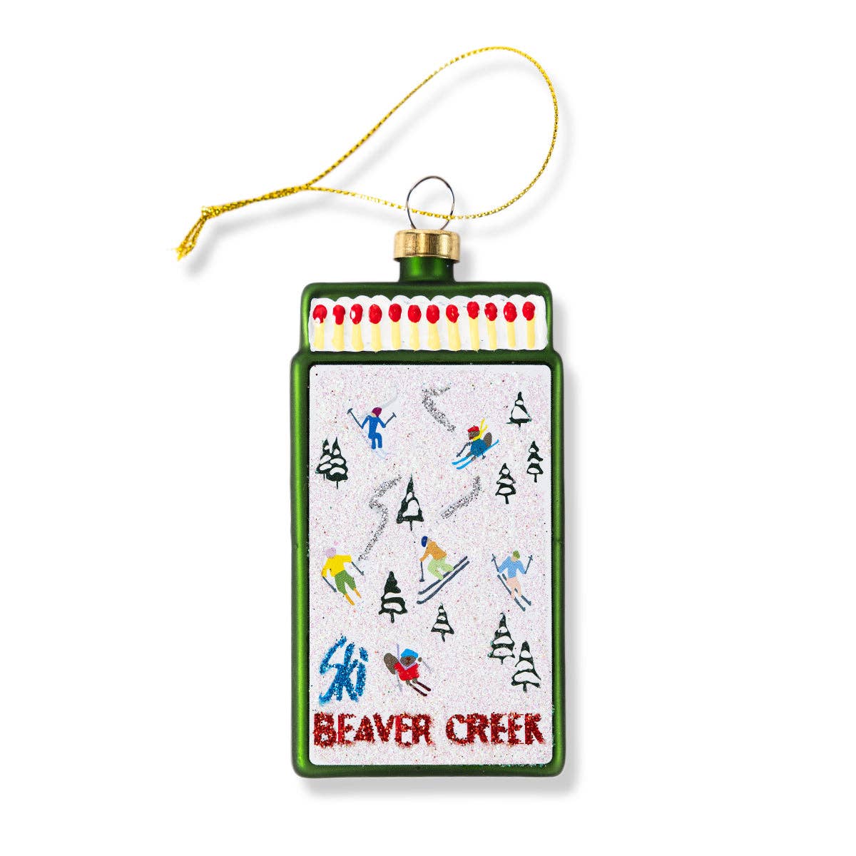 Beaver Creek Matchbook Ornament 3.5" - bubblegum market