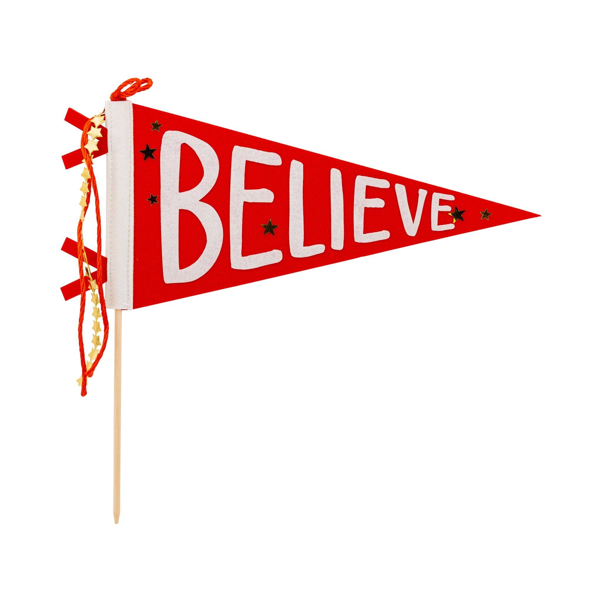 Believe / North Pole Felt Pennants (Set of 2) - bubblegum market