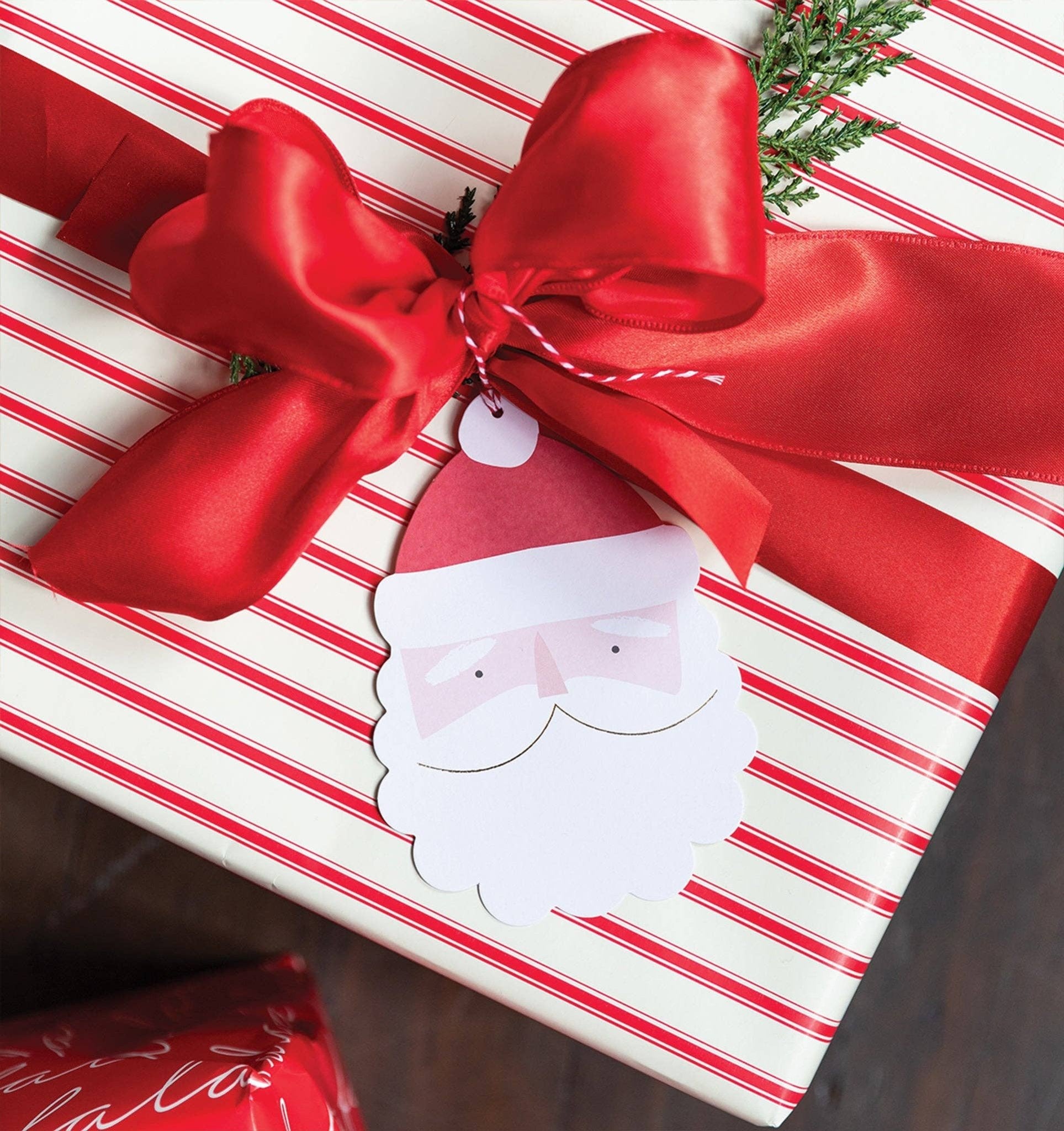 Believe Santa Oversized Gift Tags - bubblegum market