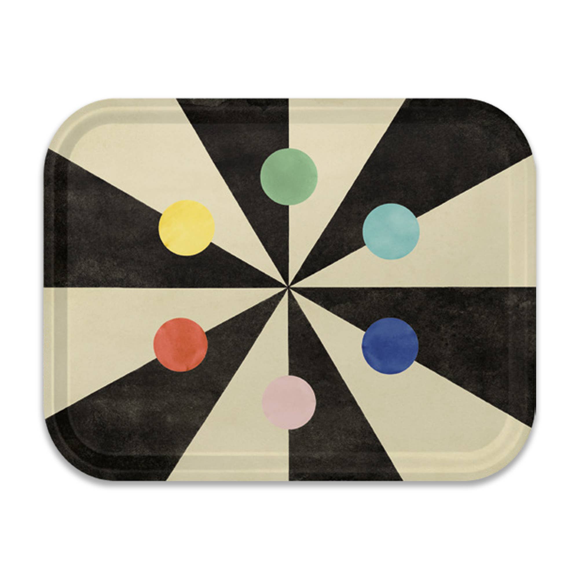 Benson's Colour Hexagon Birchwood Tray - bubblegum market