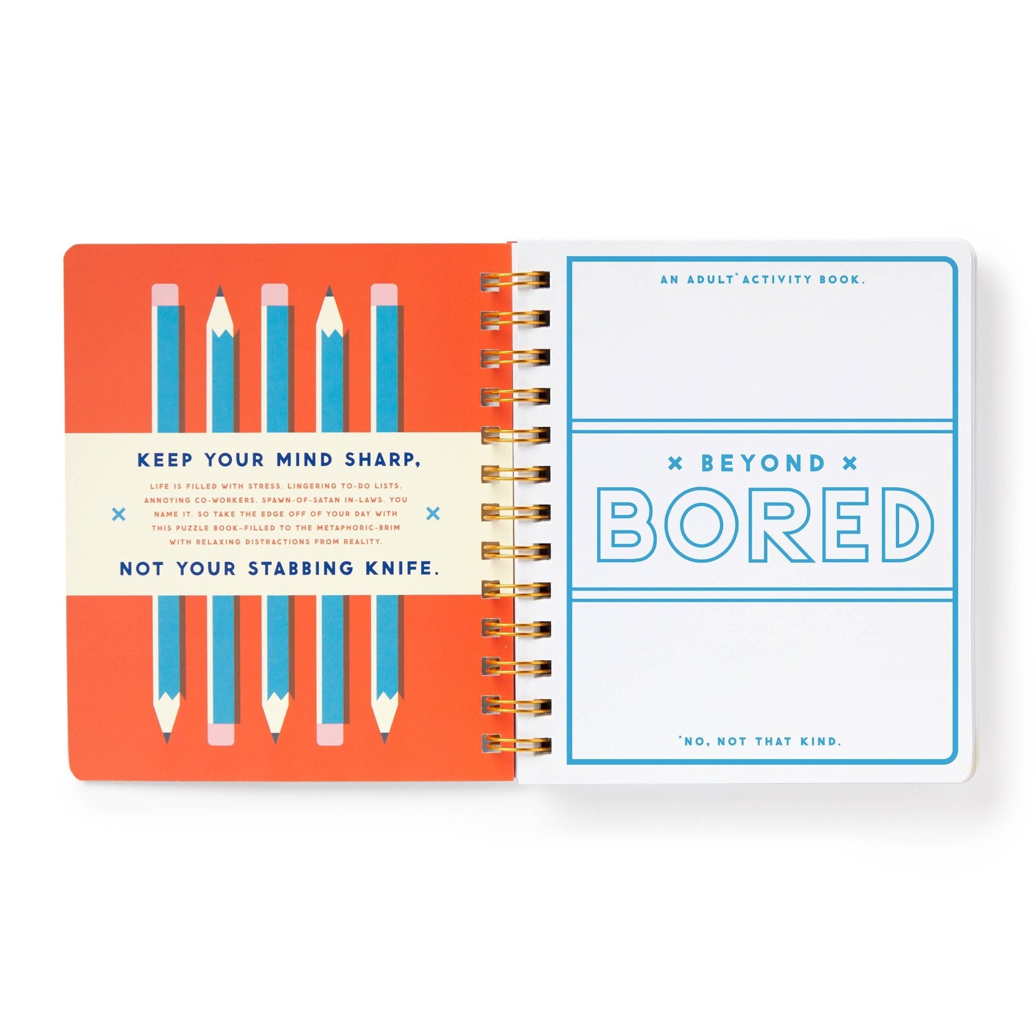 BEYOND BORED Adult Activity Book - bubblegum market