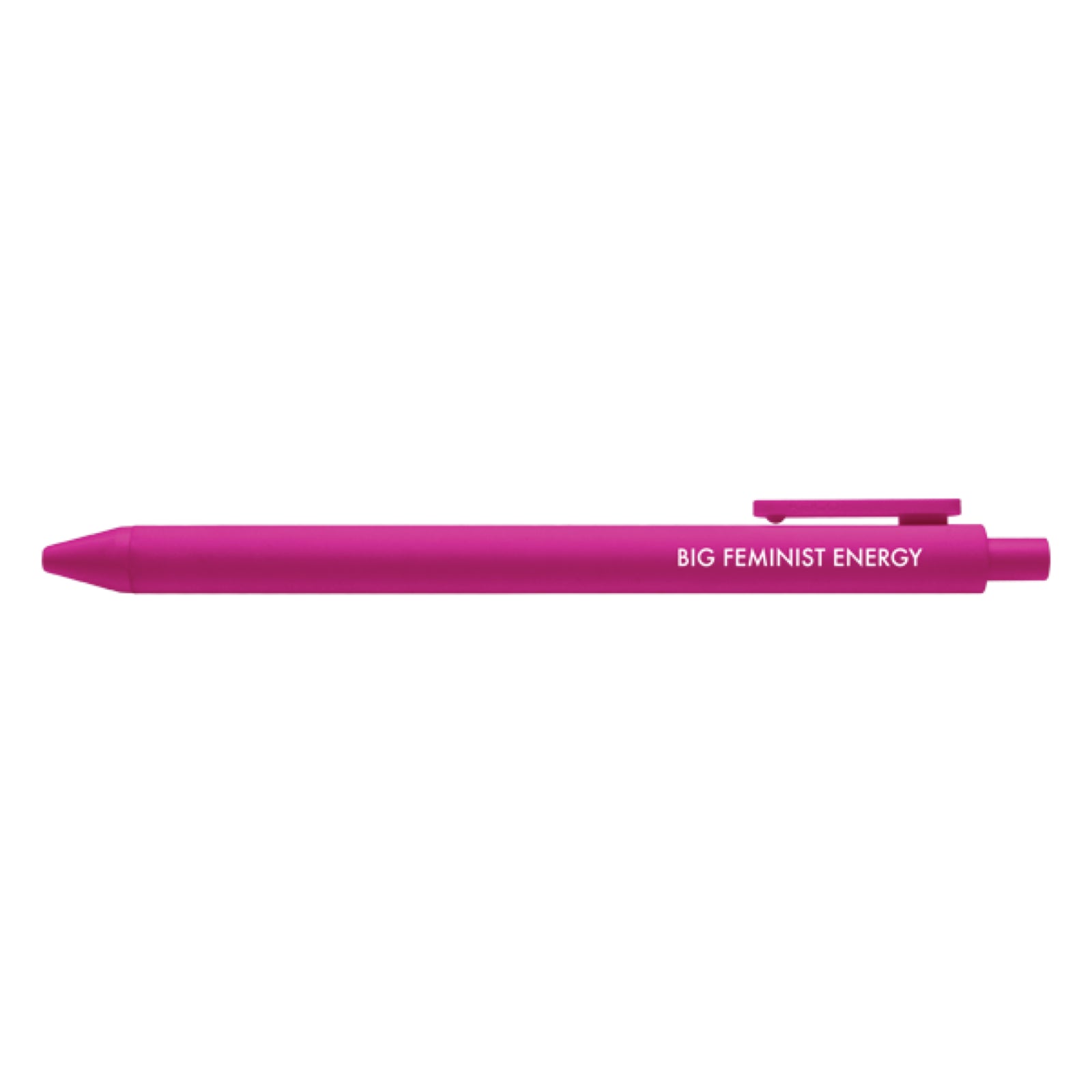 Big Feminist Energy Gel Pen - bubblegum market