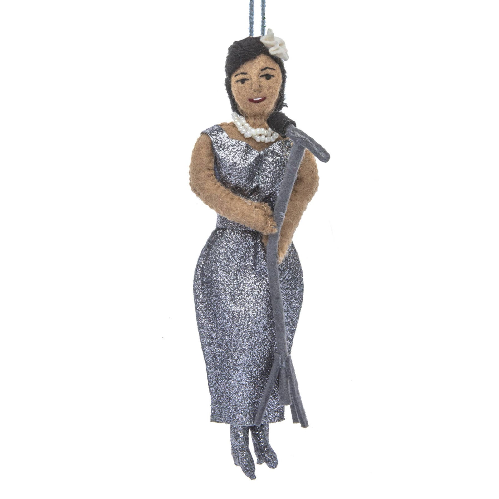 Billie Holiday Felt Ornament - bubblegum market