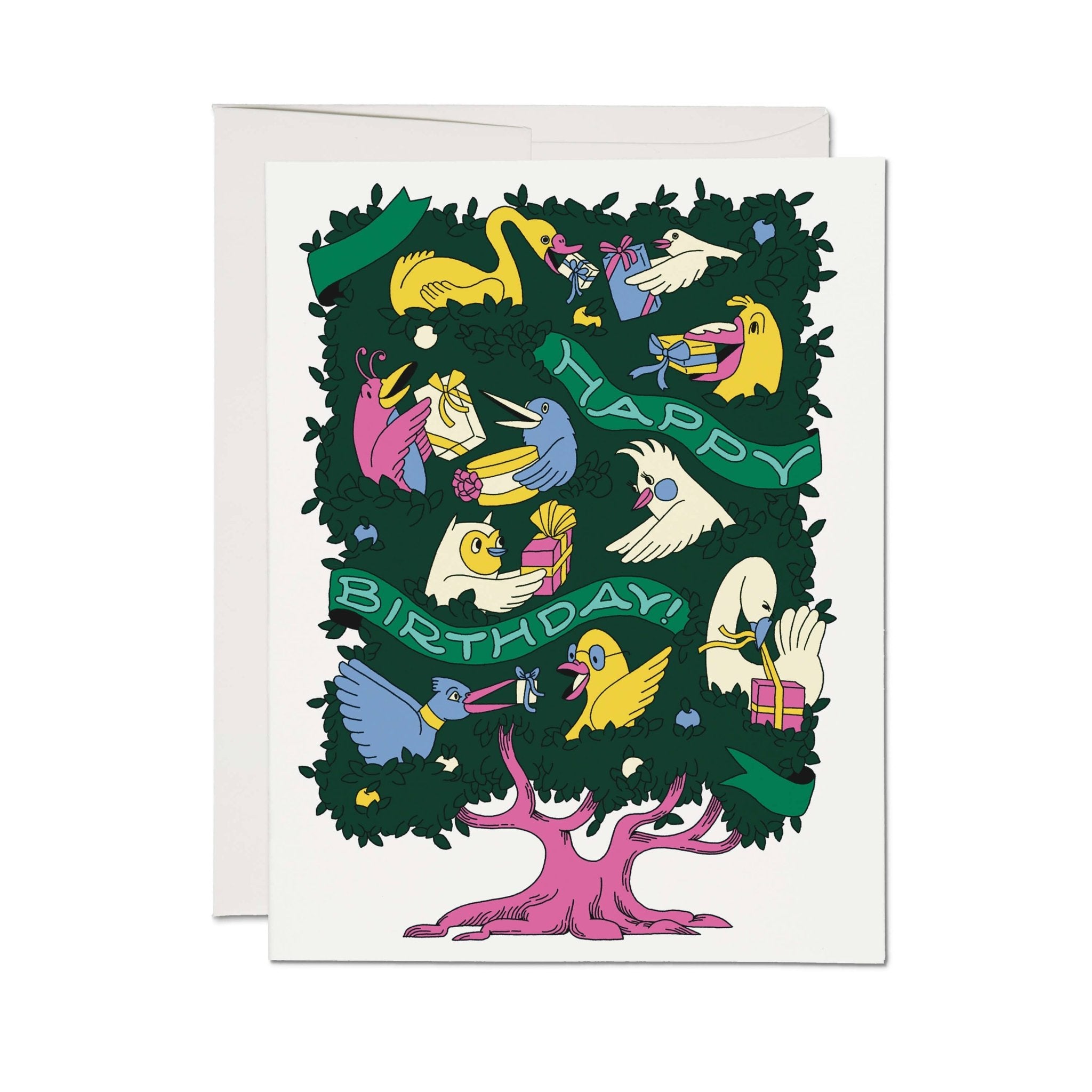 Birthday Birds Greeting Card - bubblegum market